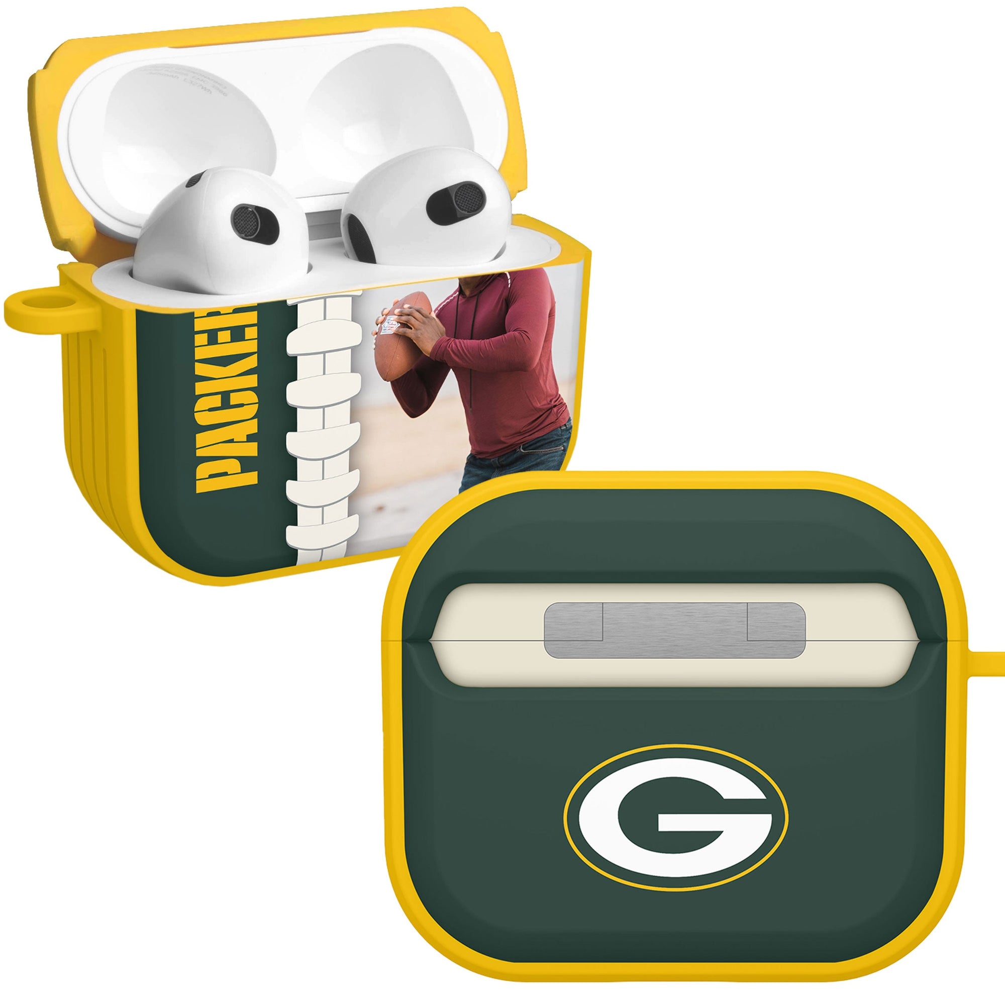 Green Bay Packers Custom Photo HDX Apple AirPods Gen 3 Case Cover