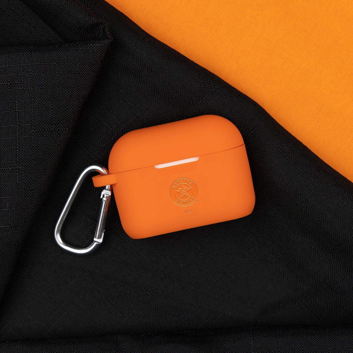 Game Time Houston Astros Engraved Silicone AirPods Pro Case Cover