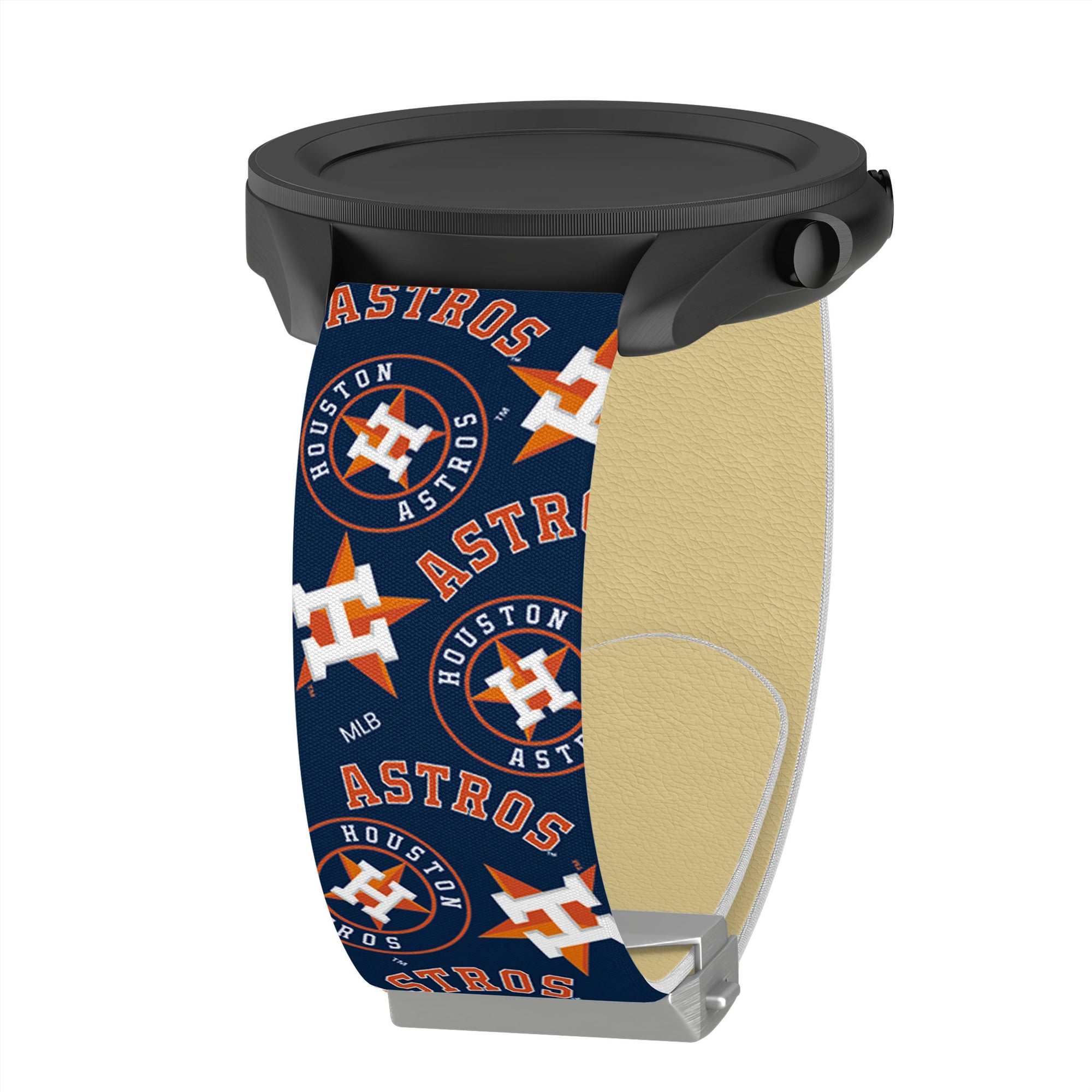 Game Time Houston Astros Signature Series Quick Change Watch Band With Engraved Buckle