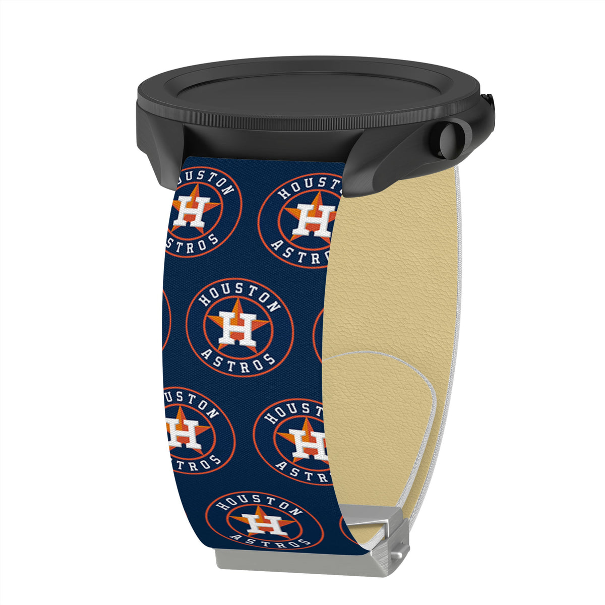Game Time Houston Astros Signature Series Quick Change Watch Band With Engraved Buckle