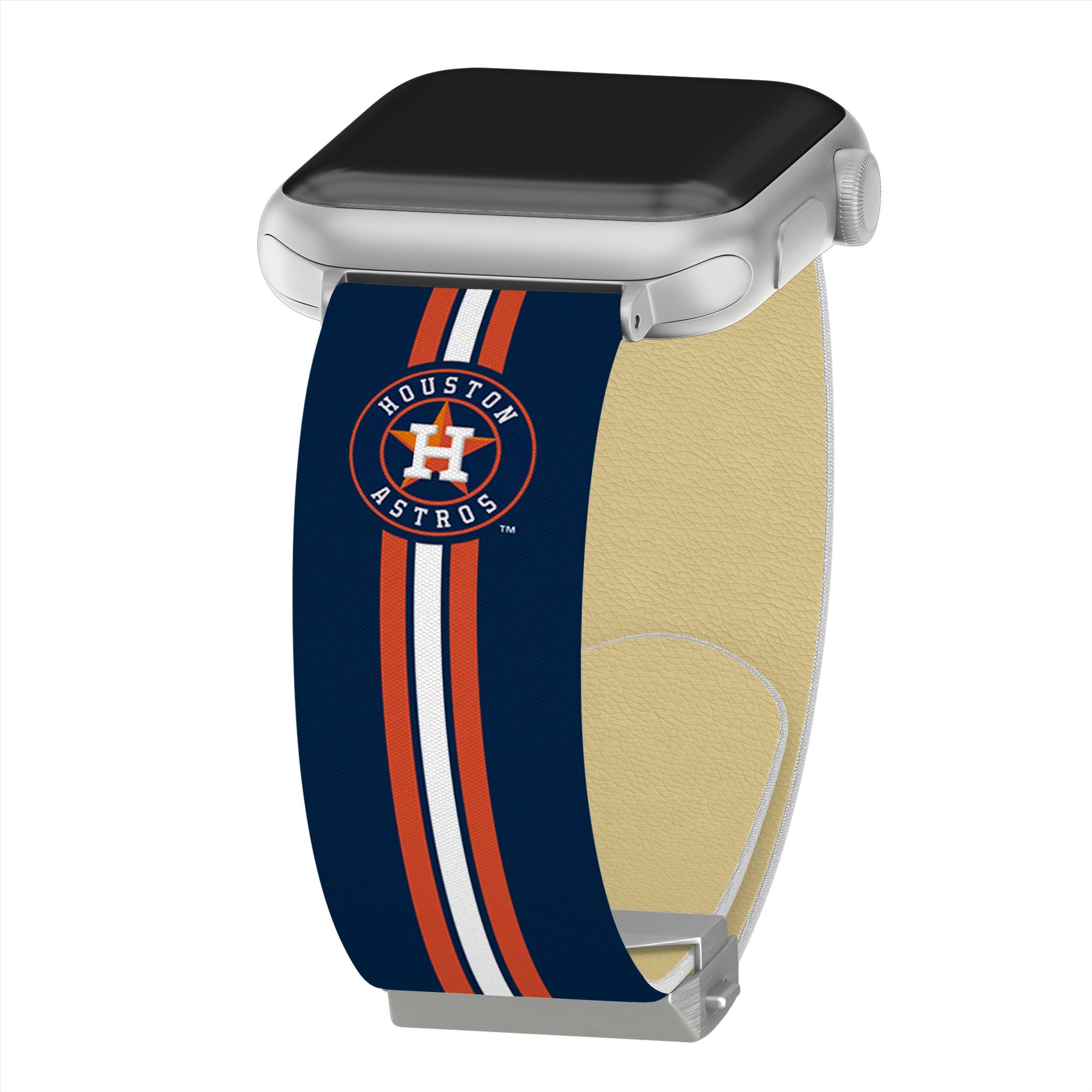 Game Time Houston Astros Signature Series Apple Watch Band  With Engraved Buckle