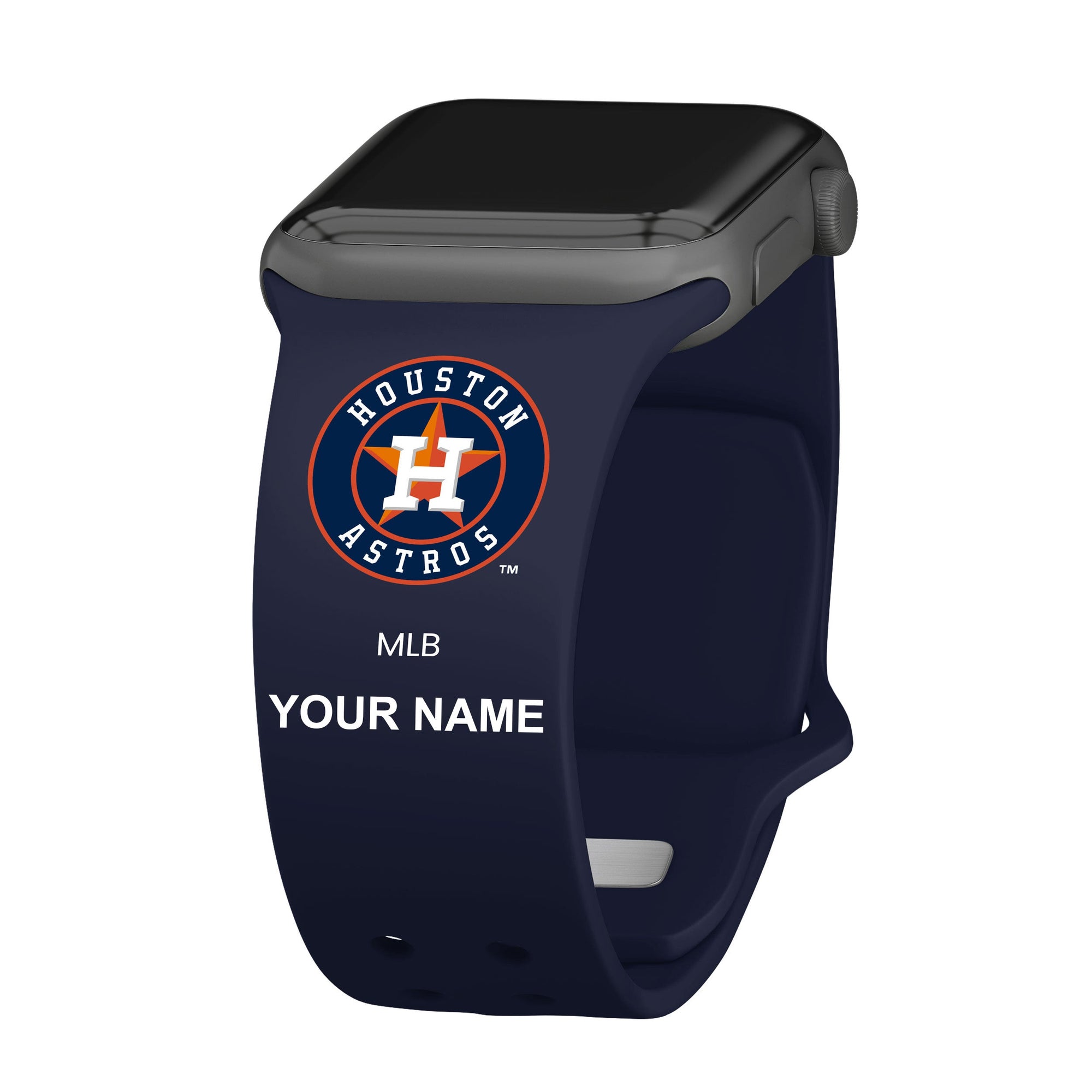 Houston Astros HD Custom Name Apple Watch Band