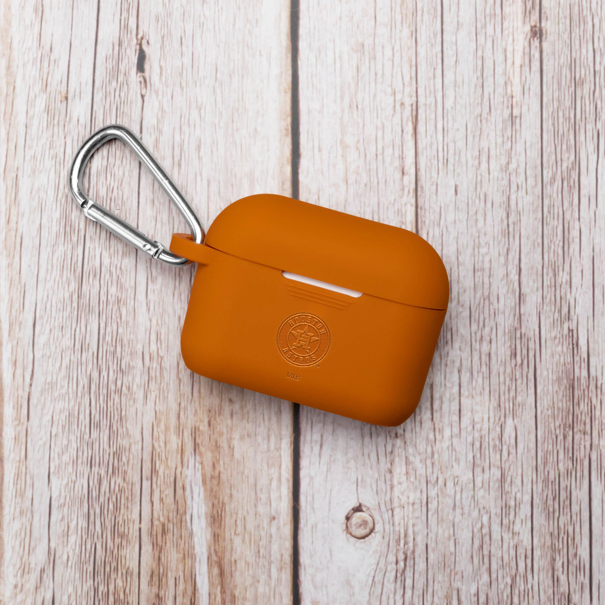 Game Time Houston Astros Engraved Silicone AirPods Pro Case Cover