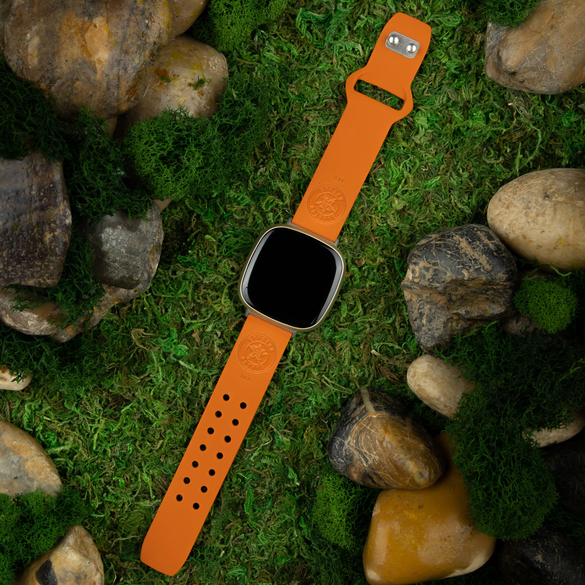 Game Time Houston Astros Engraved Silicone Sport Fitbit Watch Band