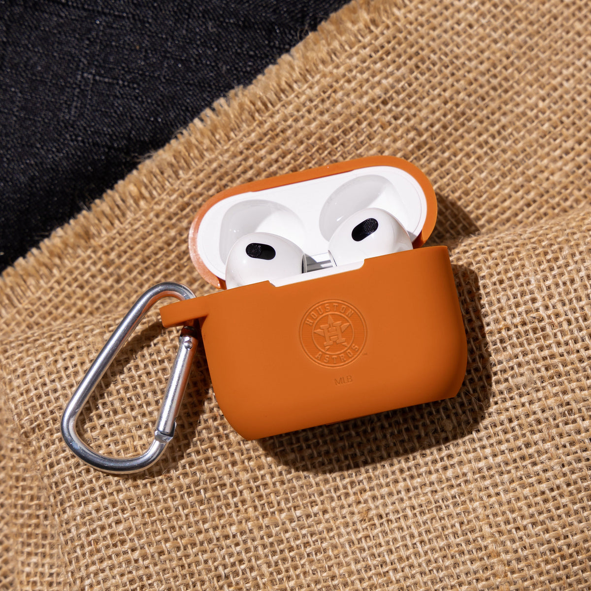 Houston Astros Engraved Apple Airpods Gen 3 Case Cover