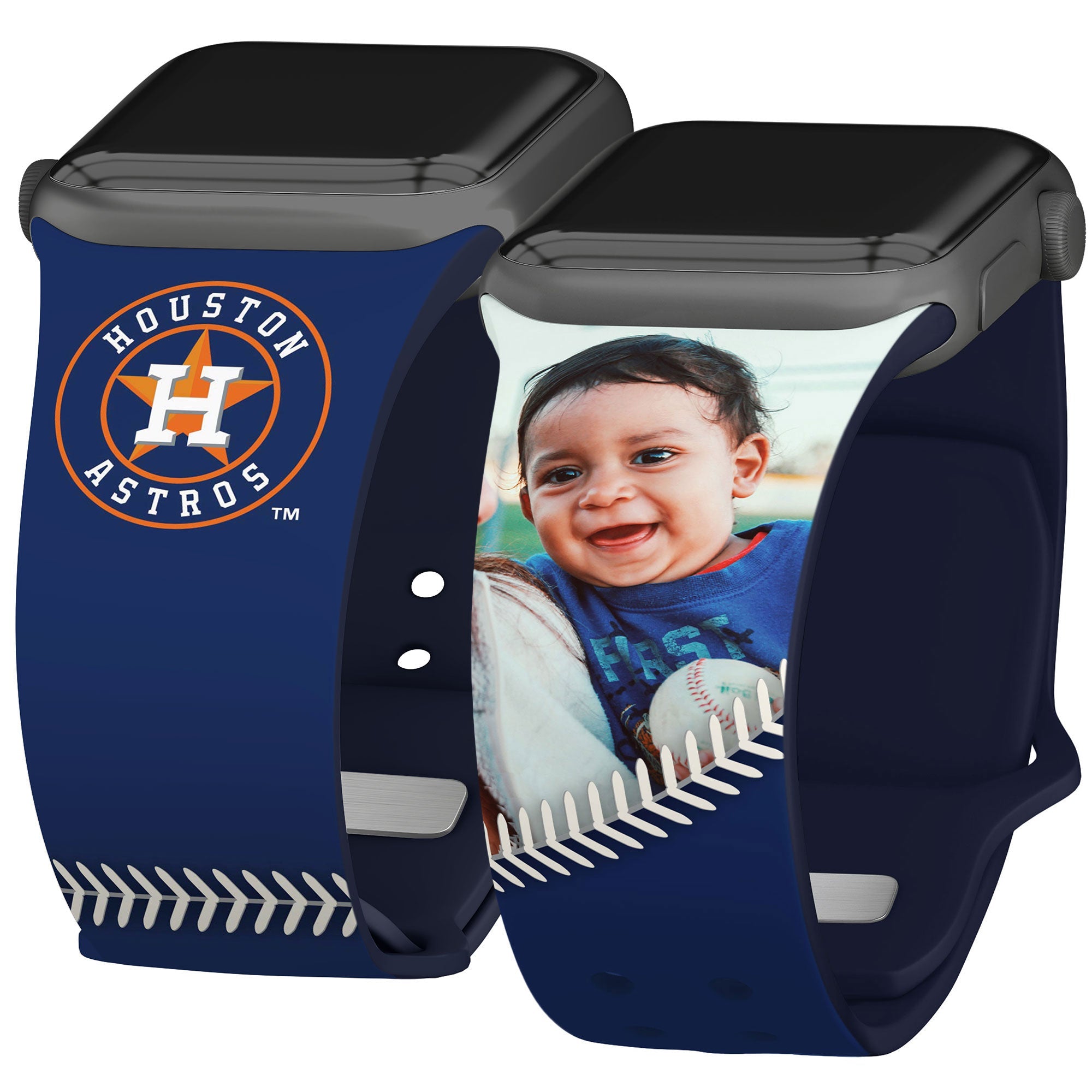 Houston Astros Custom Photo HD Apple Watch Band