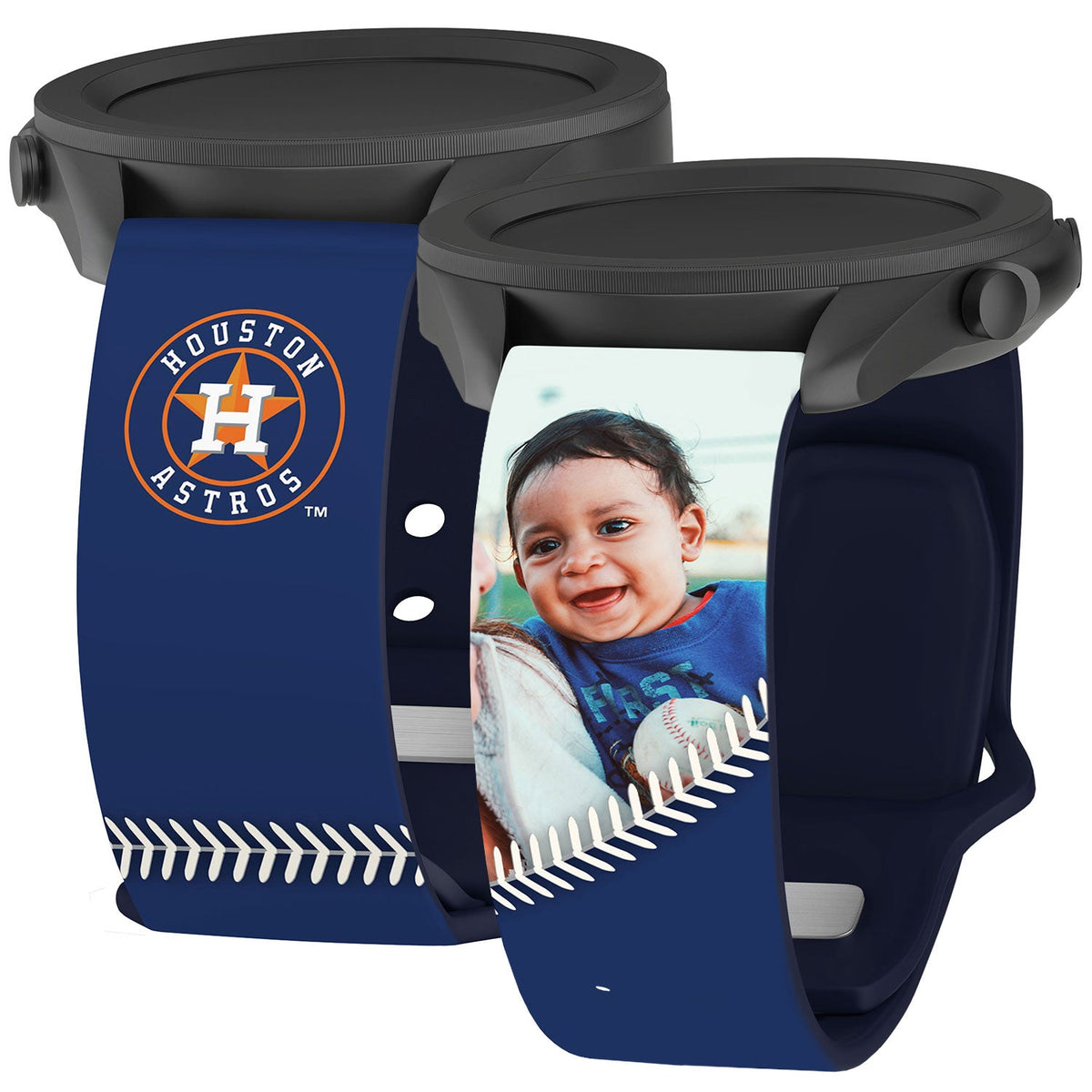 Houston Astros Custom Photo HD Samsung Galaxy Watch Band