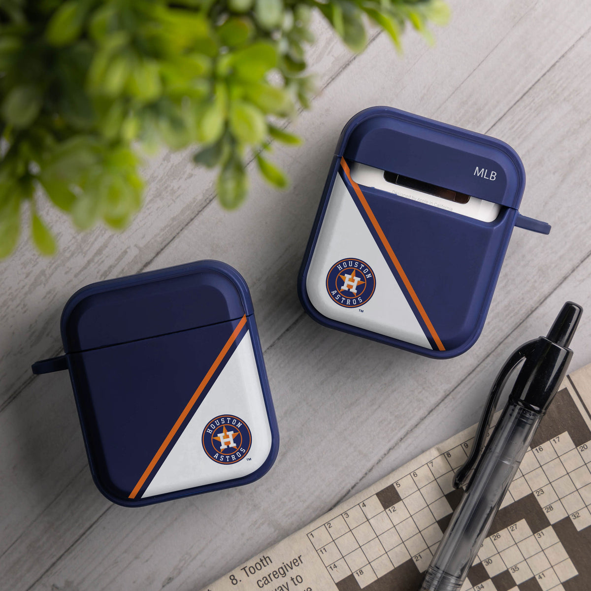 Houston Astros HDX Champion Series Apple AirPods Gen 1 &amp; 2 Case Cover