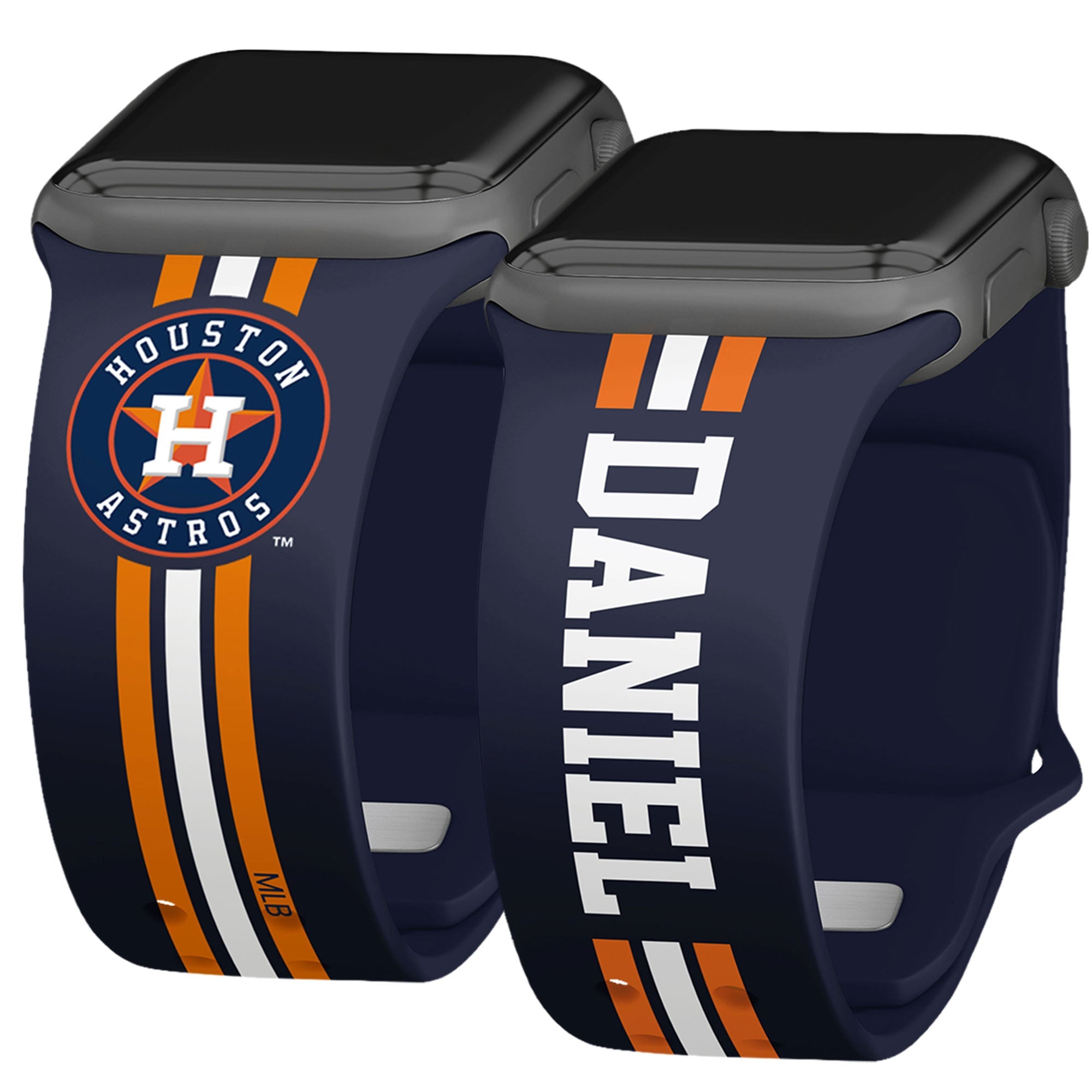 Houston Astros Custom Name HD Apple Watch Band