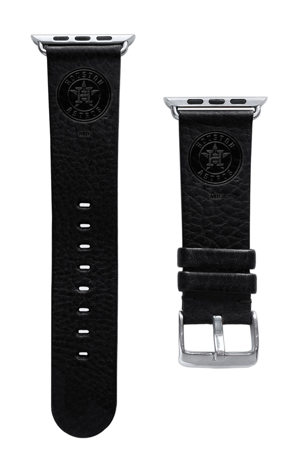 Houston Astros Leather Band Compatible With Apple Watch - Game Time