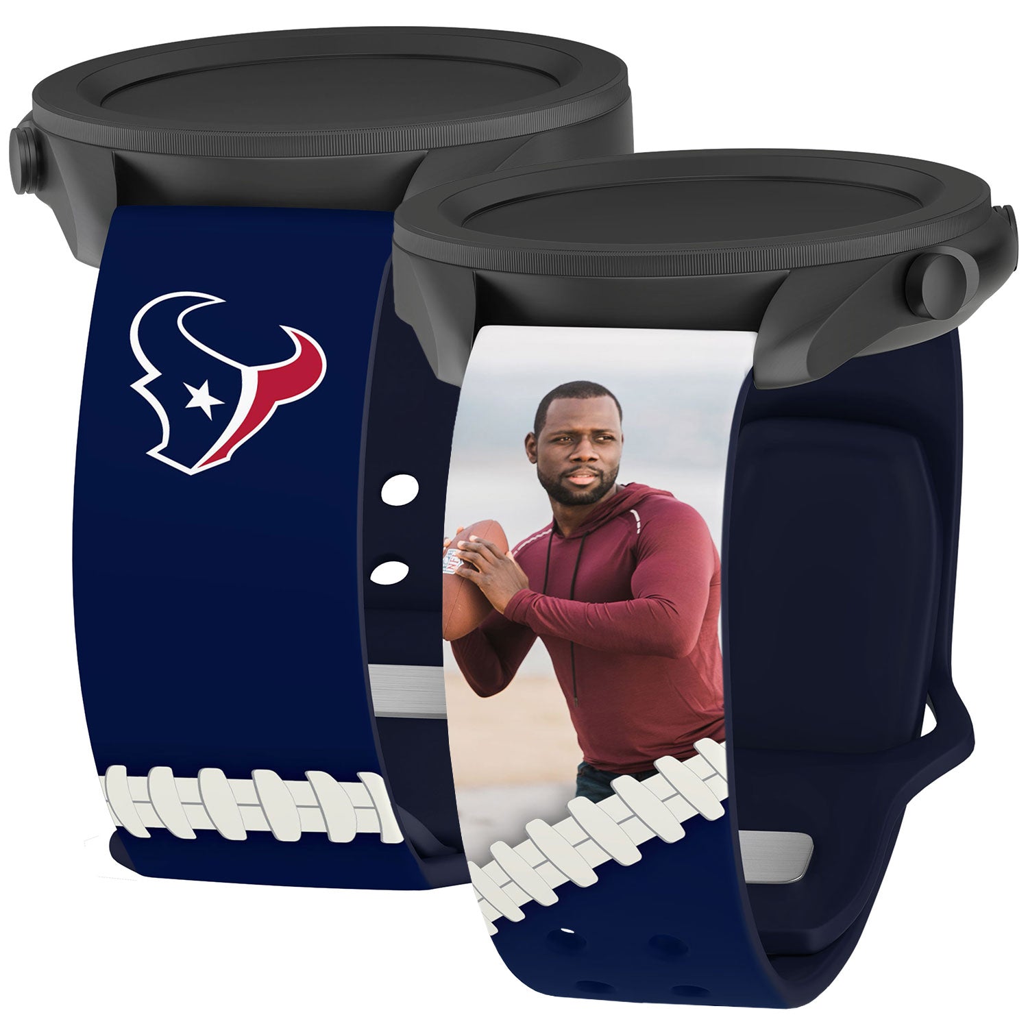 Houston Texans Custom Photo HD Samsung Galaxy Watch Band