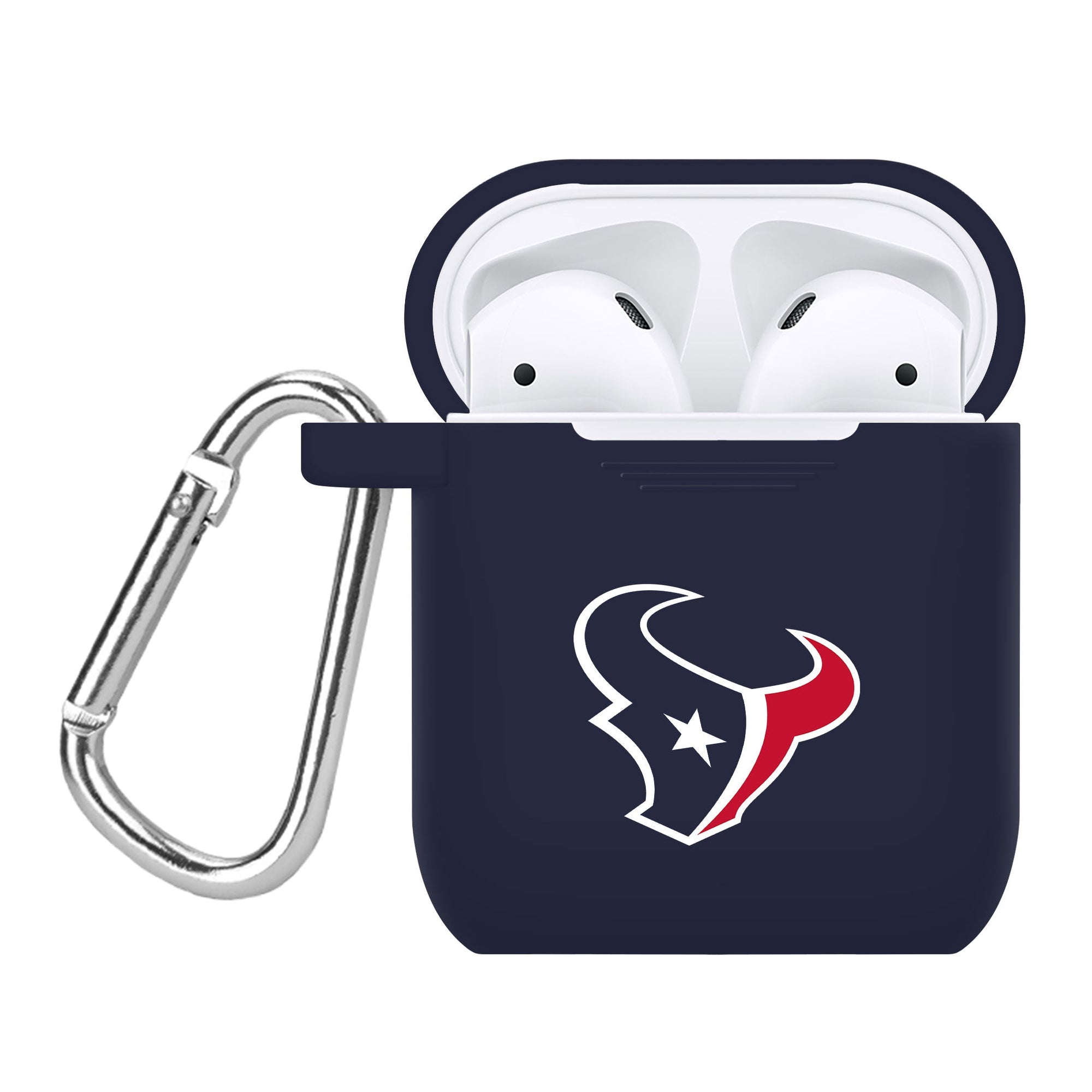 Game Time Houston Texans Silicone Airpods Case Cover