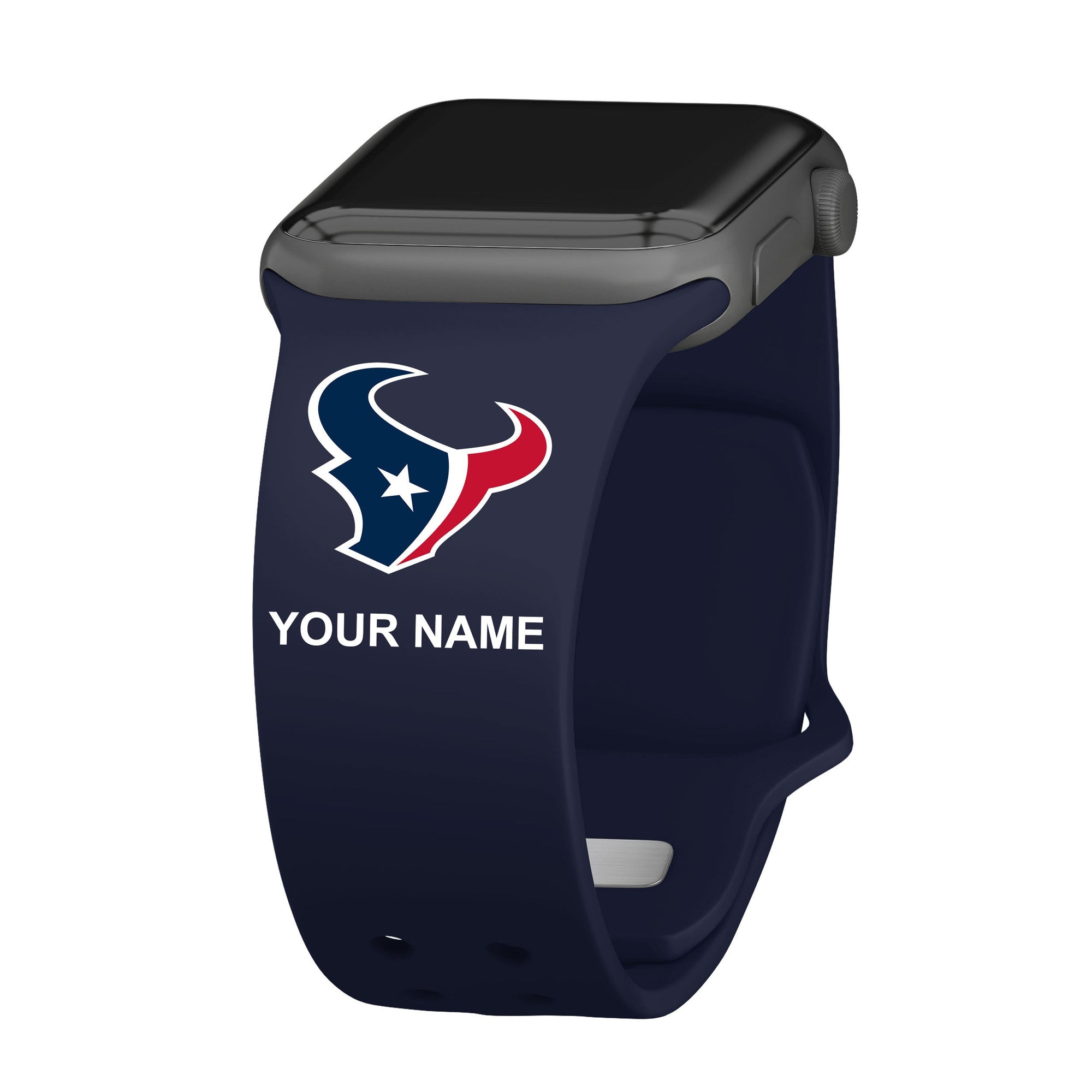 Houston Texans Custom Name HD Apple Watch Band