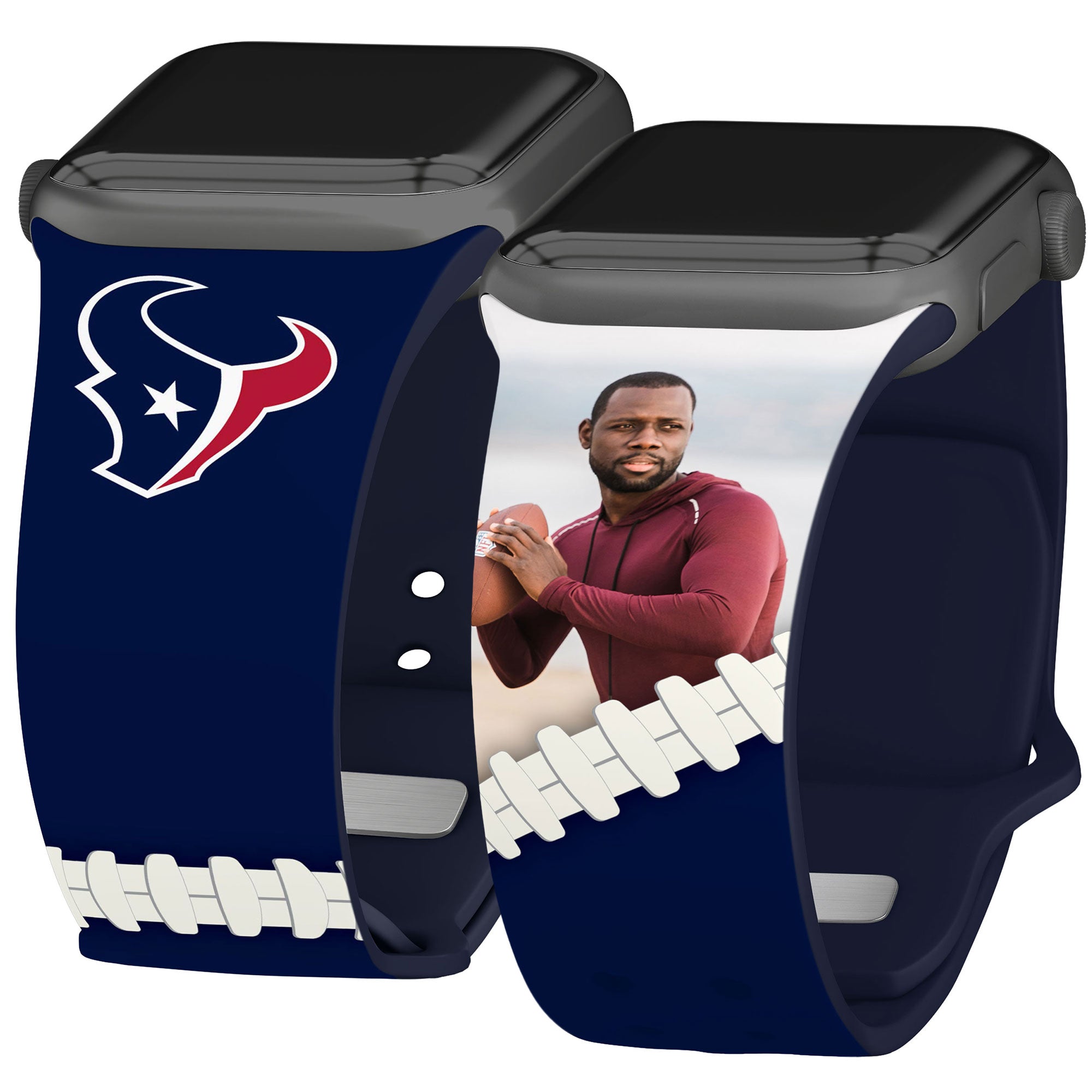 Houston Texans Custom Photo HD Apple Watch Band