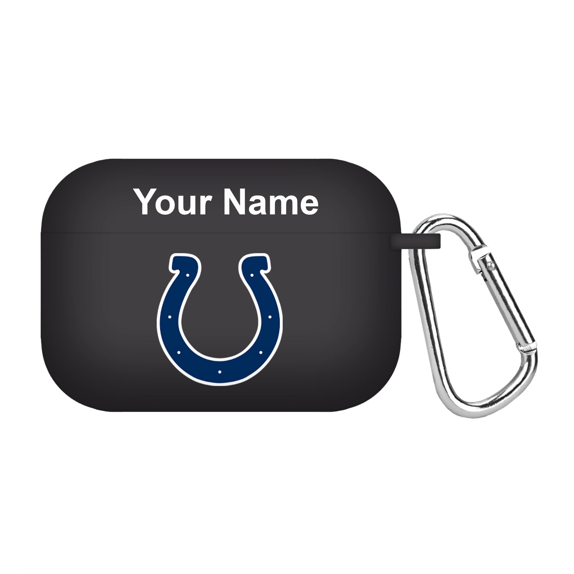 Indianapolis Colts Custom Name HD Apple AirPods Pro Case Cover (Black)