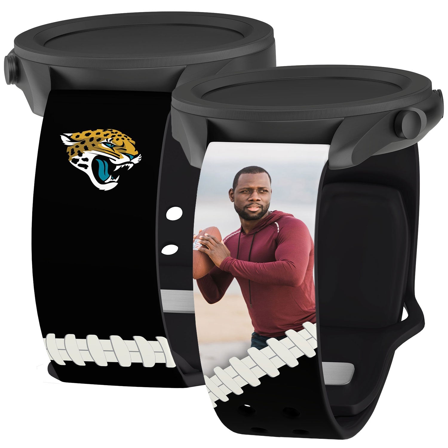 Jacksonville Jaguars Custom Photo HD Samsung Galaxy Watch Band