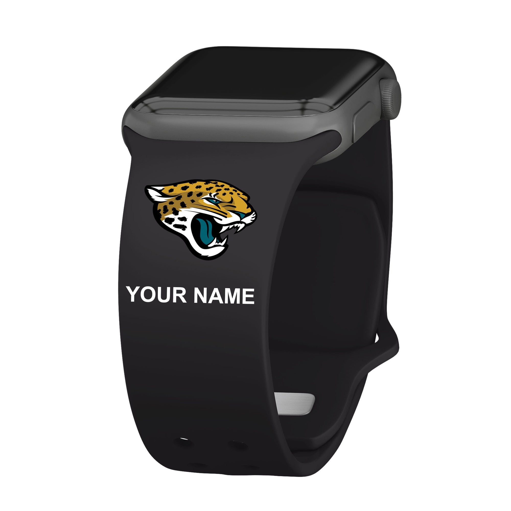 Jacksonville Jaguars Custom Name HD Apple Watch Band