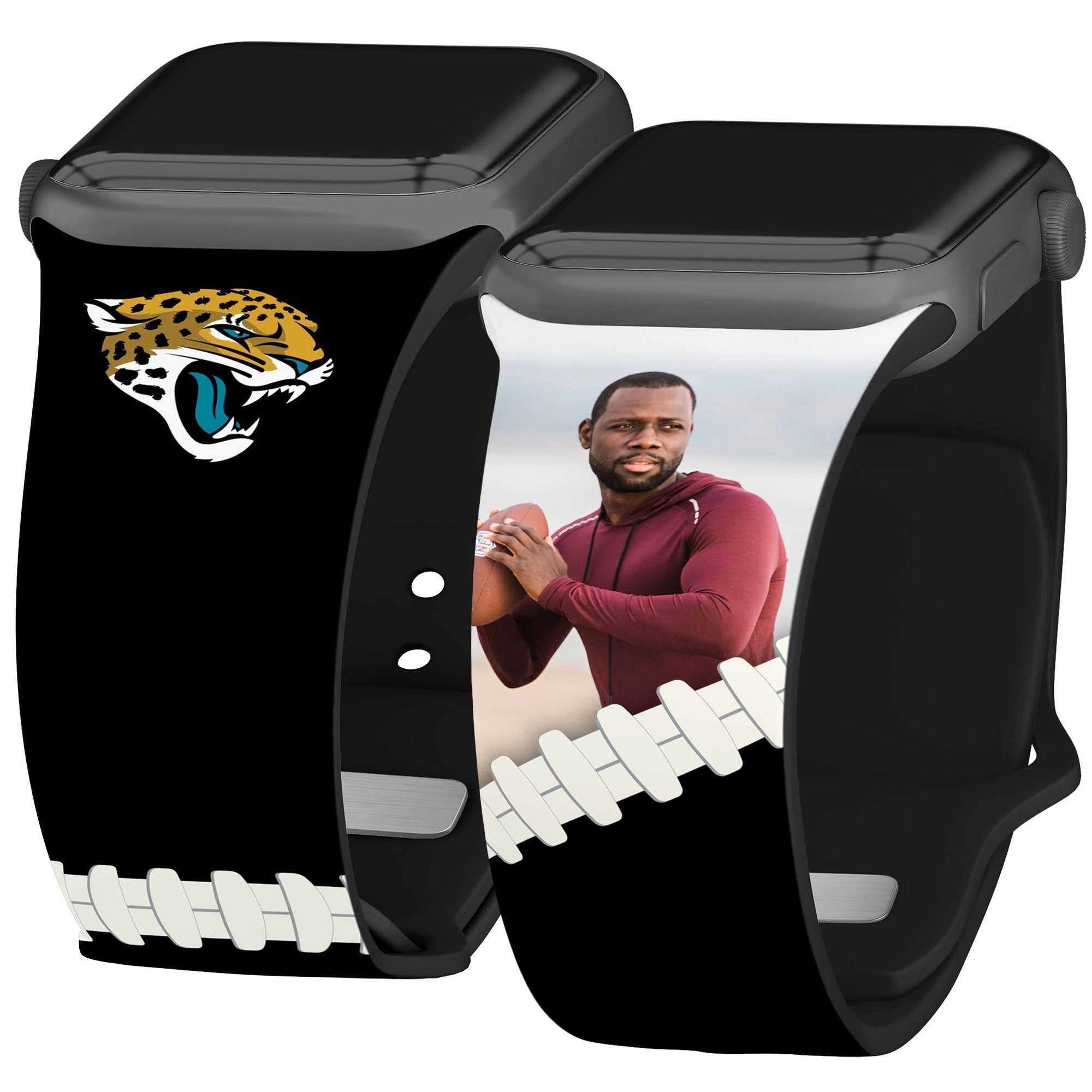 Jacksonville Jaguars Custom Photo HD Apple Watch Band