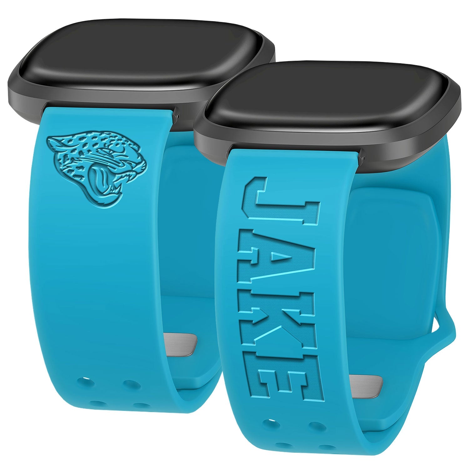 Jacksonville Jaguars Custom Engraved Fitbit Versa 3 and Sense Watch Band