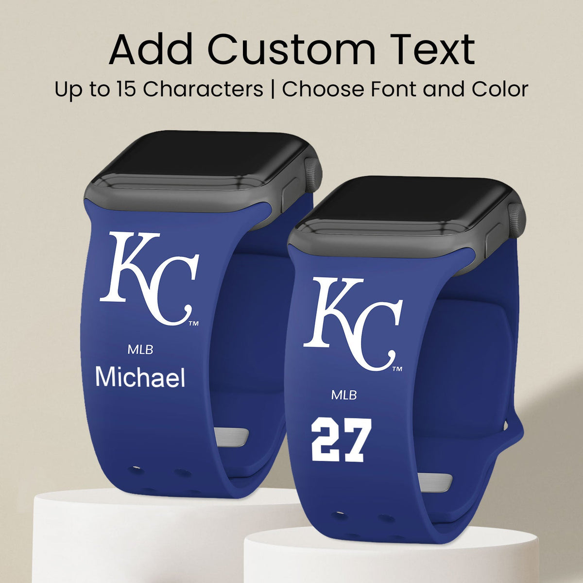 Kansas City Royals HD Custom Name Watch Band Apple Watch