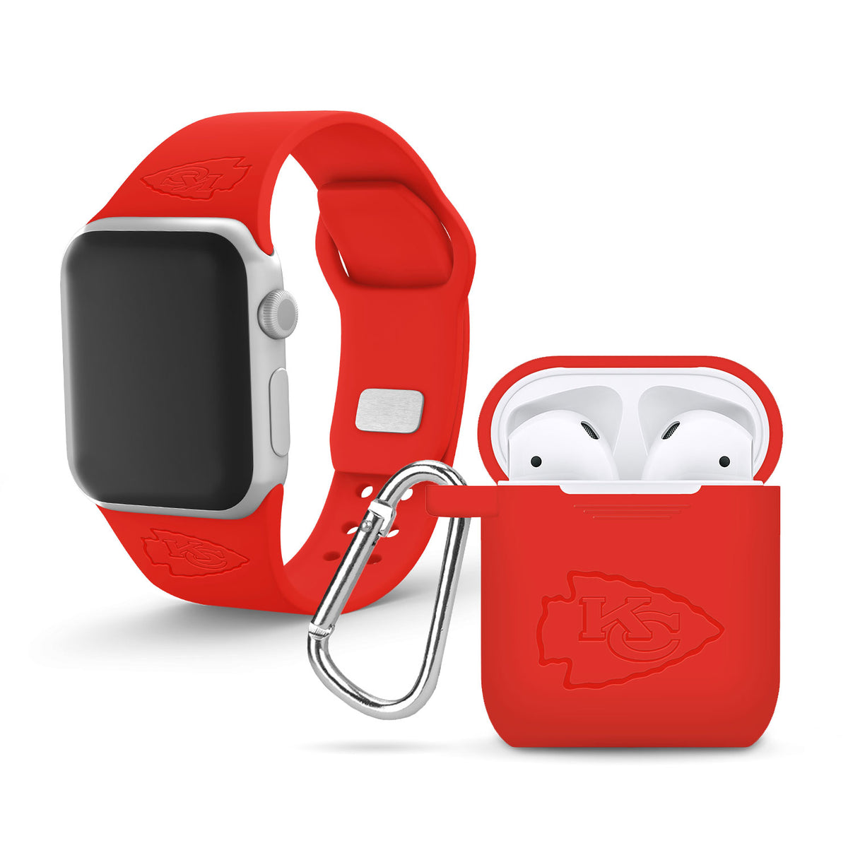 Game Time Kansas City Chiefs Engraved Apple Combo Package