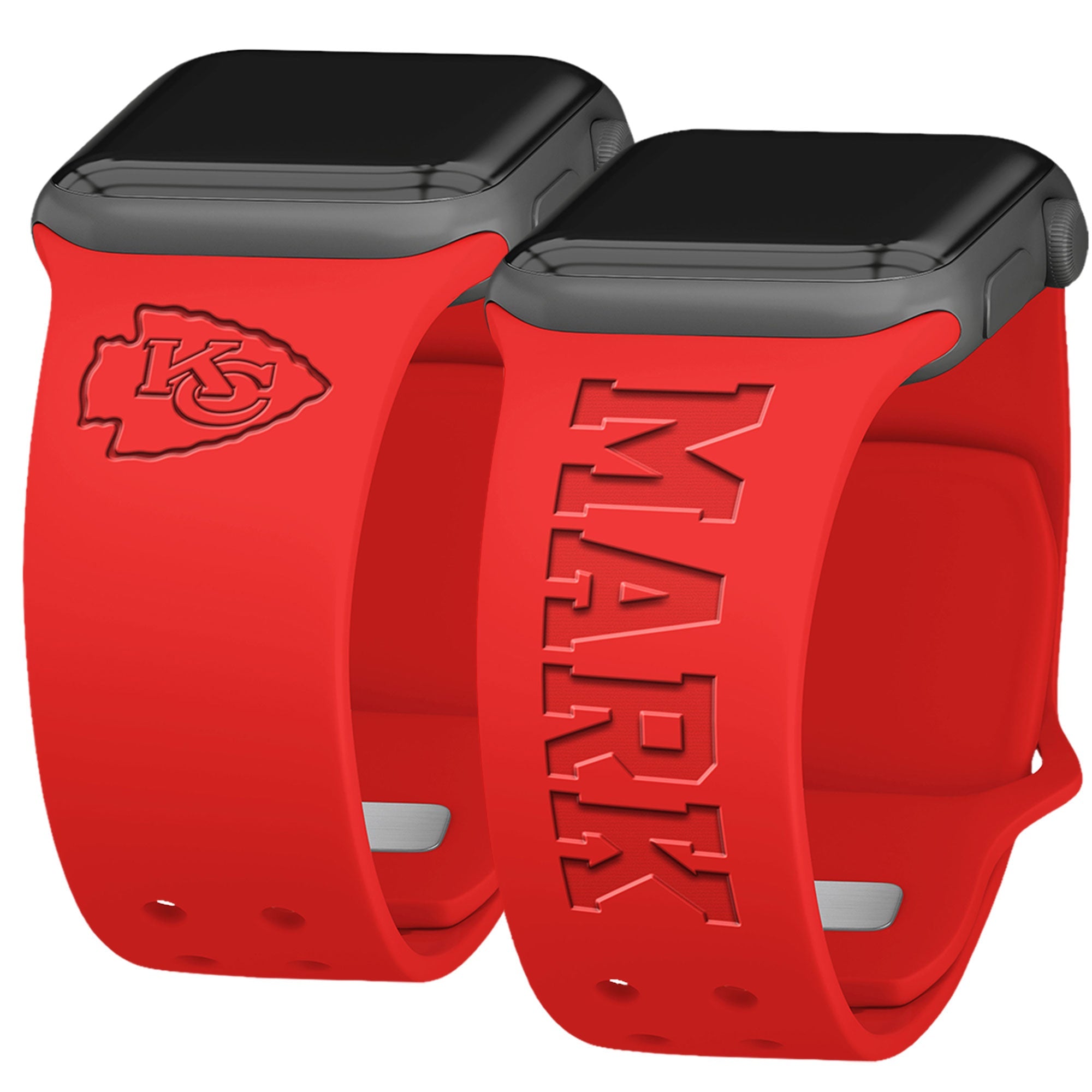 Kansas City Chiefs Custom Engraved Apple Watch Band