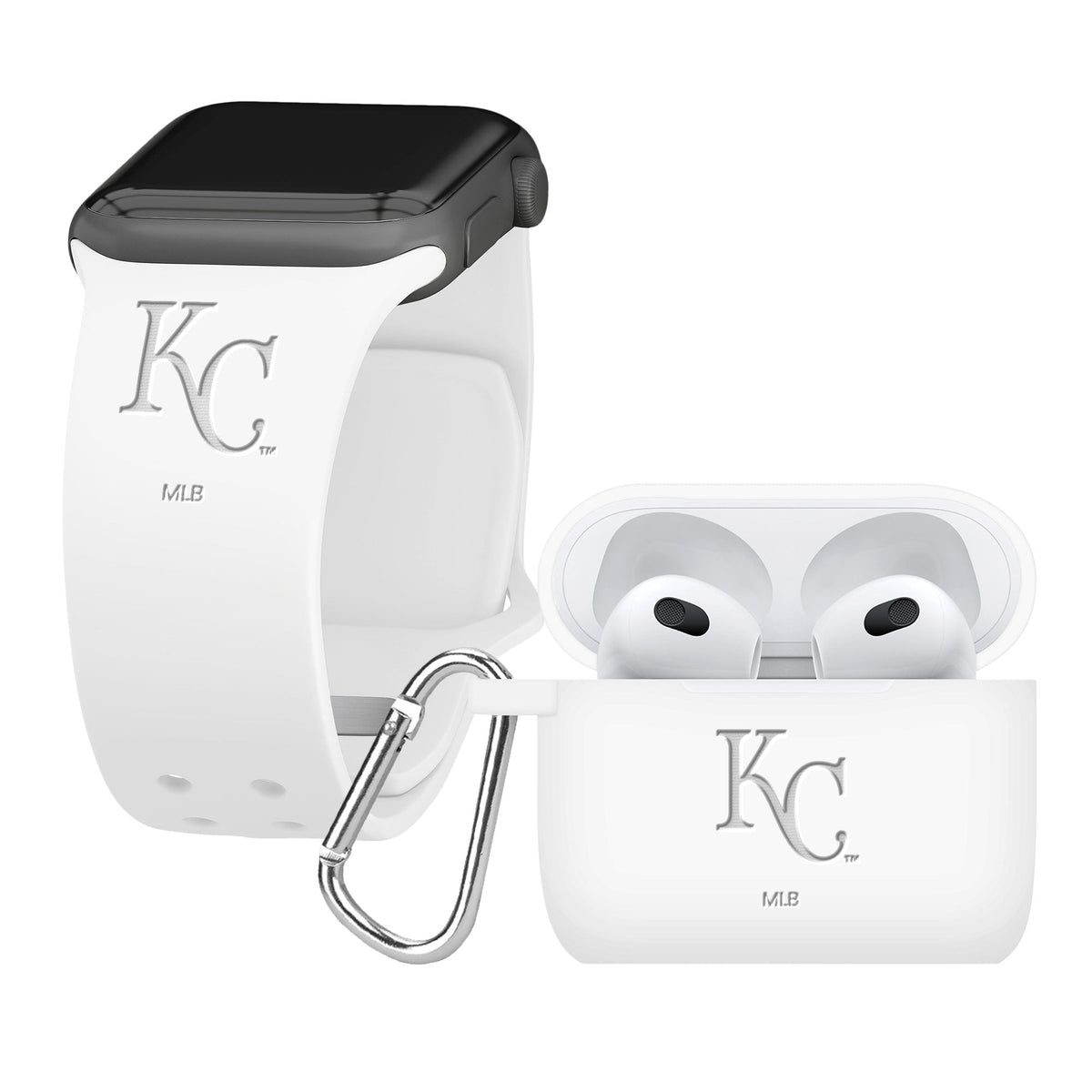 Game Time Kansas City Royals Engraved Apple Gen 3 Combo Package