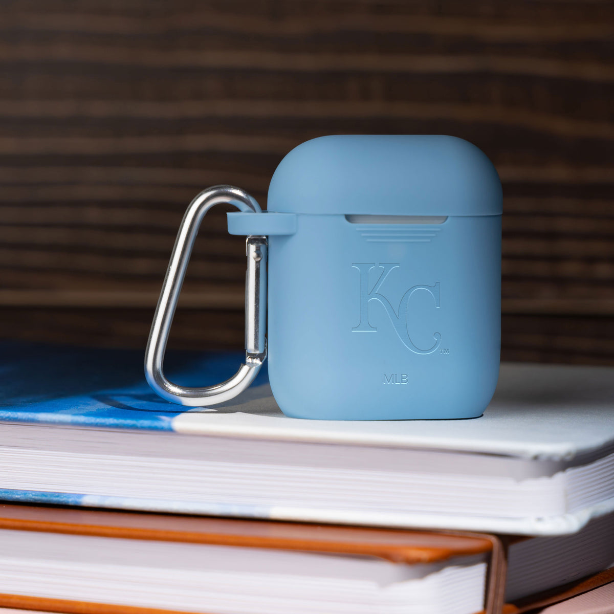 Game Time Kansas City Royals Engraved Silicone AirPods Case Cover