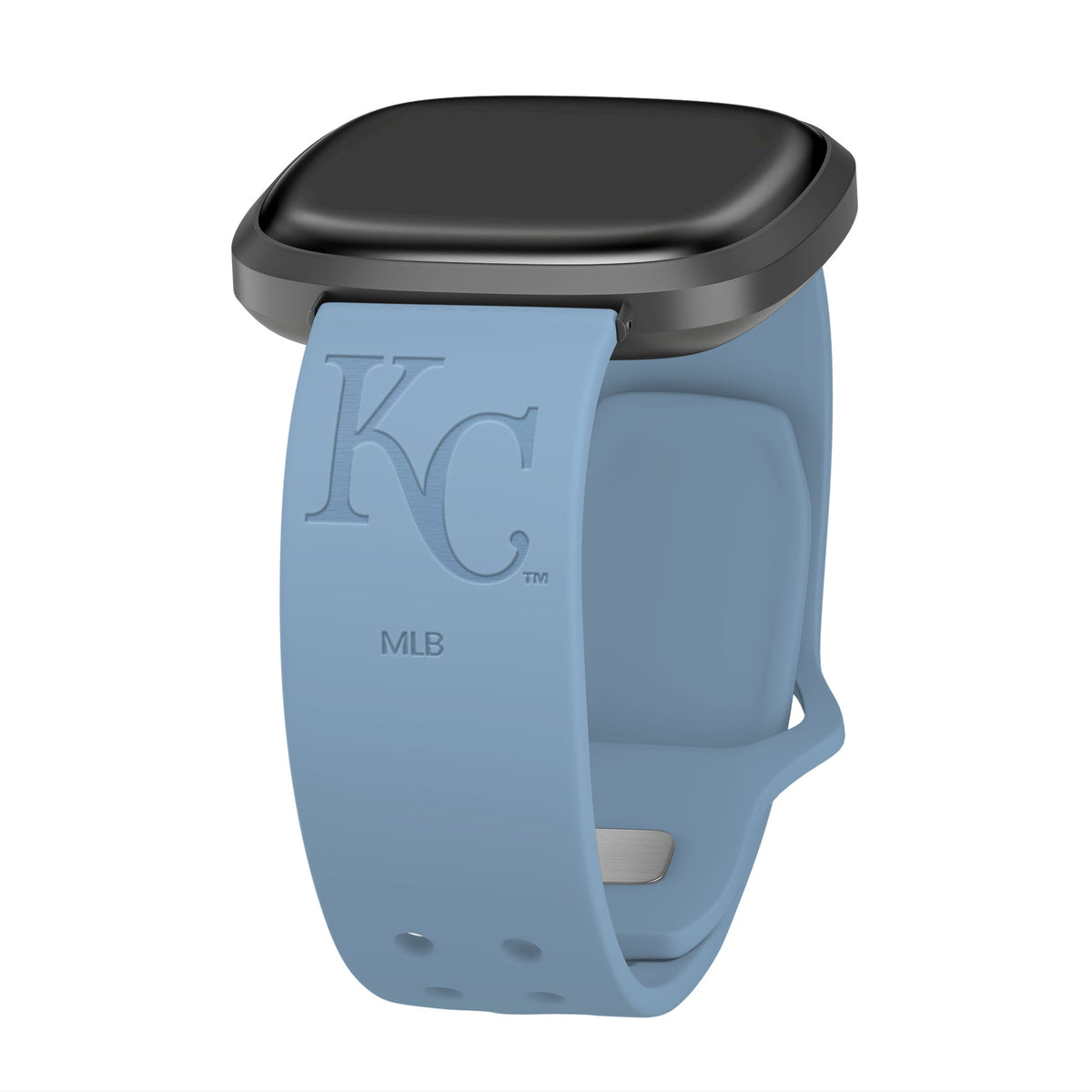 Game Time Kansas City Royals Engraved Silicone Sport Fitbit Watch Band
