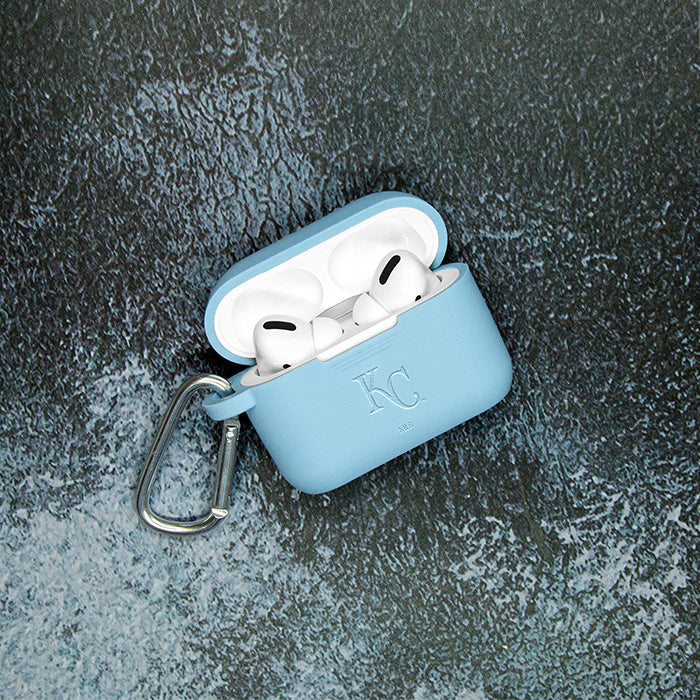 Game Time Kansas City Royals Engraved Silicone AirPods Pro Case Cover