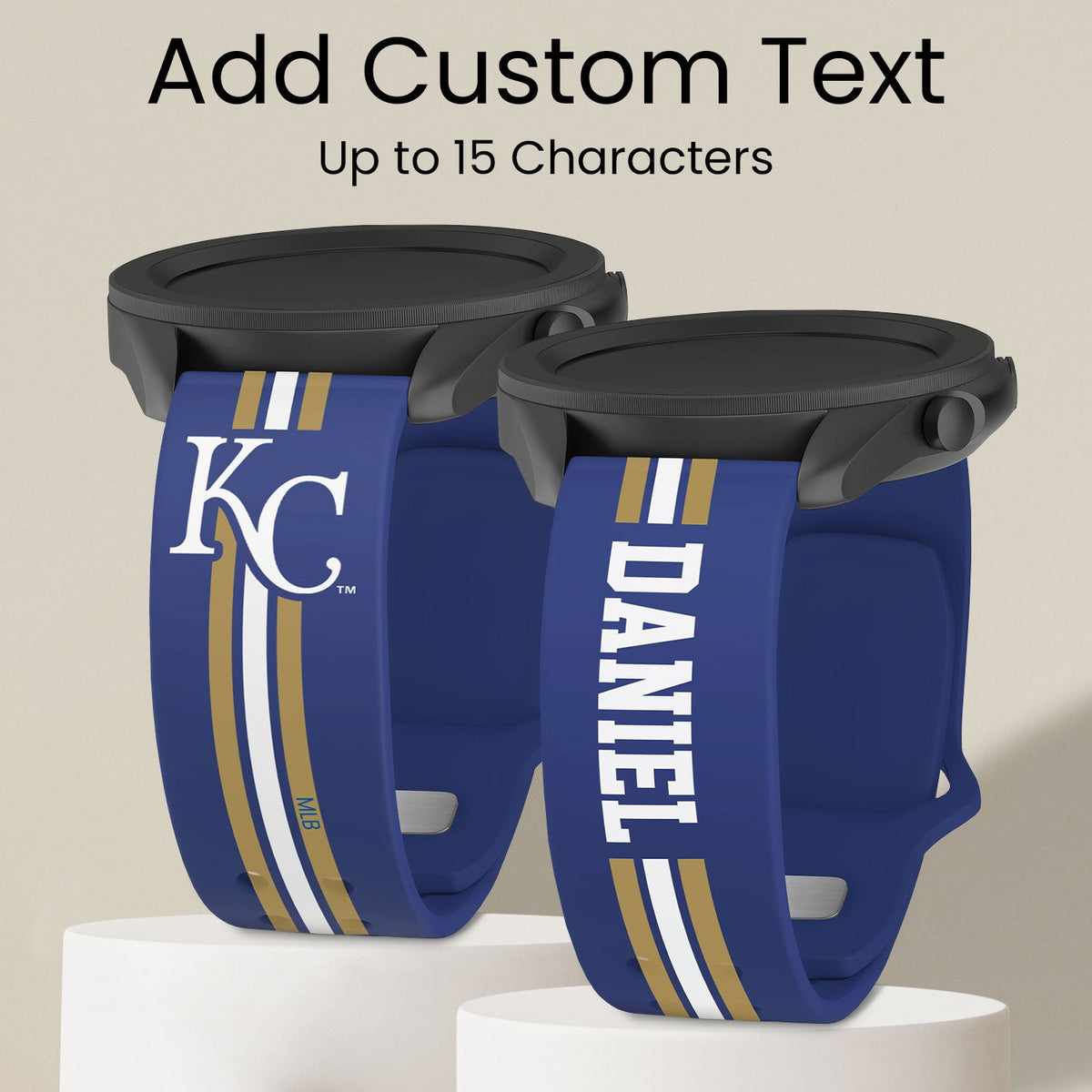 Kansas City Royals Custom Name HD Quick Change Watch Band