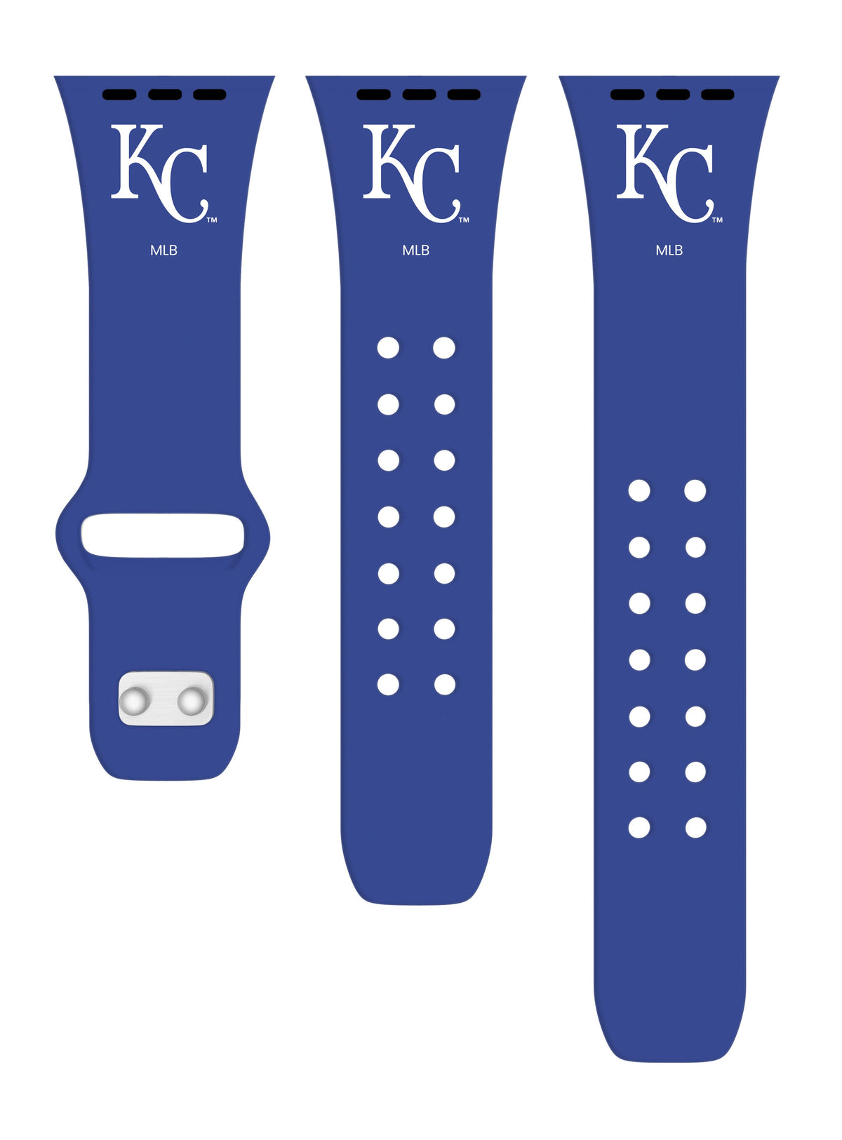 Kansas City Royals Silicone Apple Watch Band - Game Time