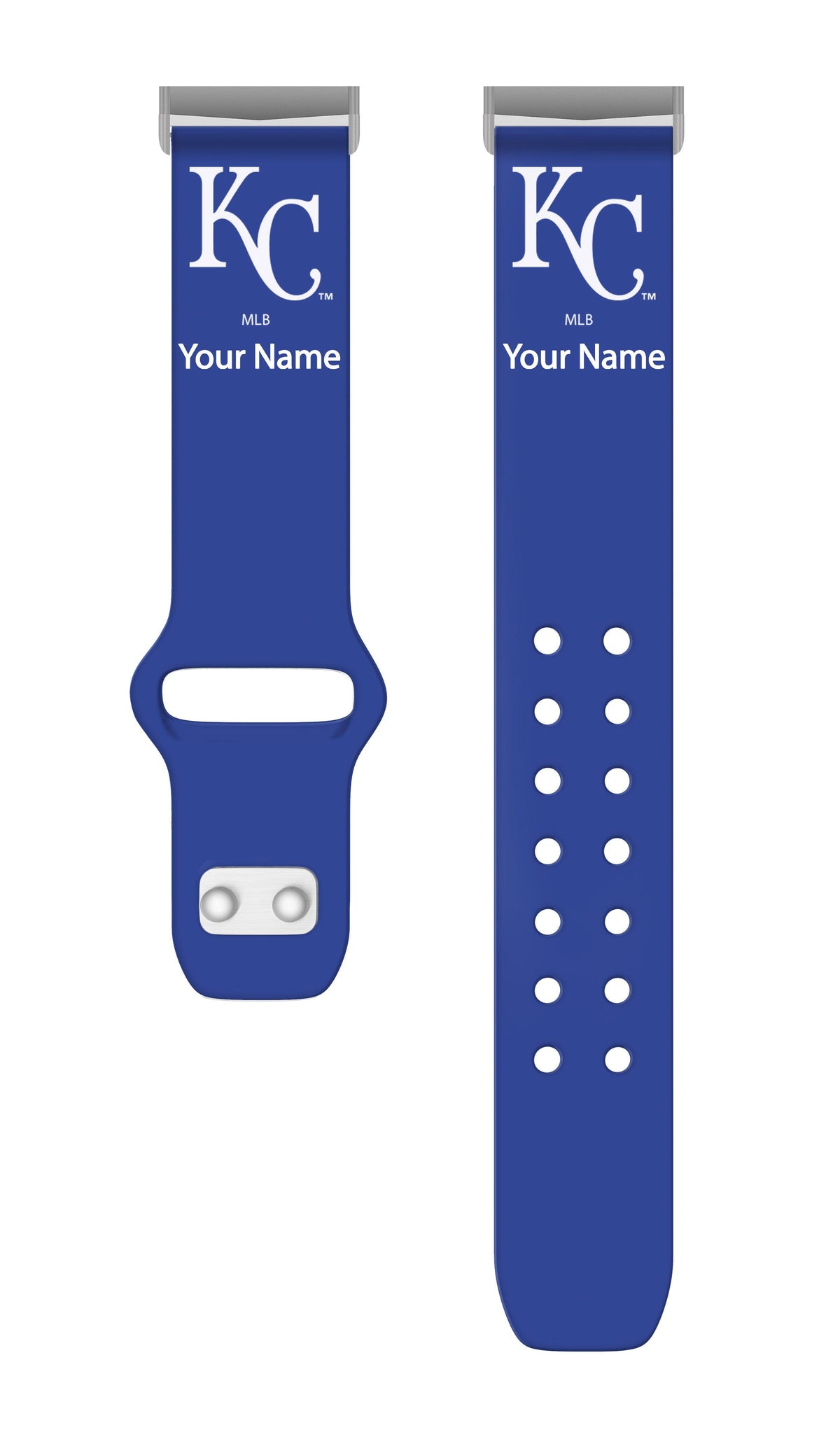 Kansas City Royals HD Custom Name Watch Band Compatible with Fitbit Versa 3 and Sense