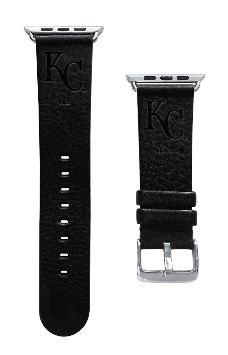 Kansas City Royals Leather Band Compatible with Apple Watch - Game Time