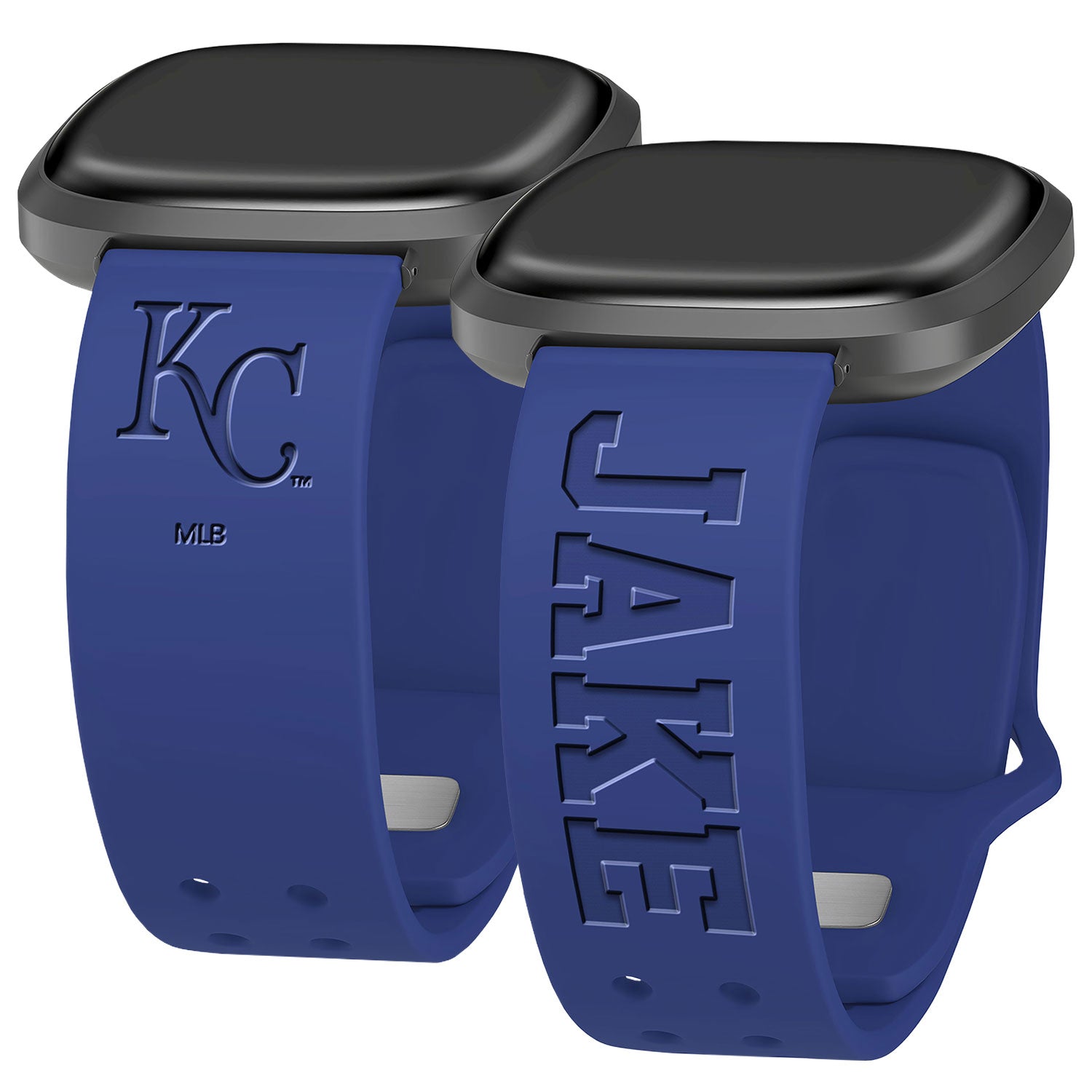 Kansas City Royals Custom Engraved Fitbit Versa 3 and Sense Watch Band