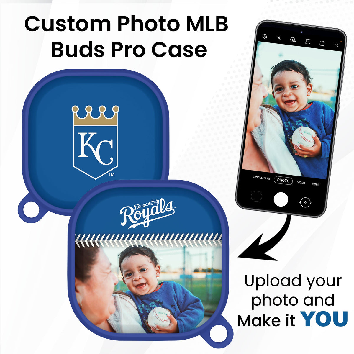 Kansas City Royals Custom Photo HDX Samsung Galaxy Buds Pro Case Cover