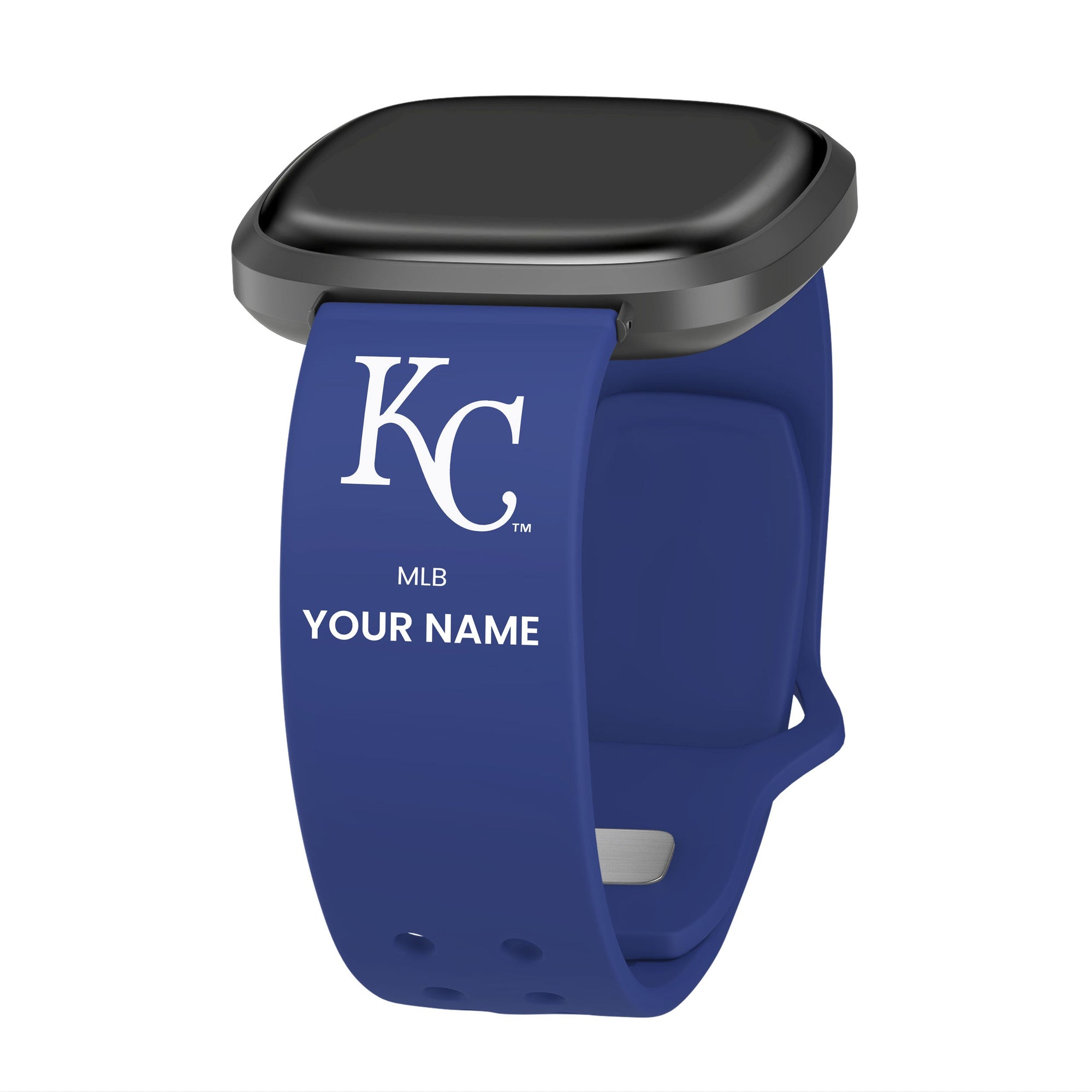 Kansas City Royals HD Custom Name Watch Band Compatible with Fitbit Versa 3 and Sense