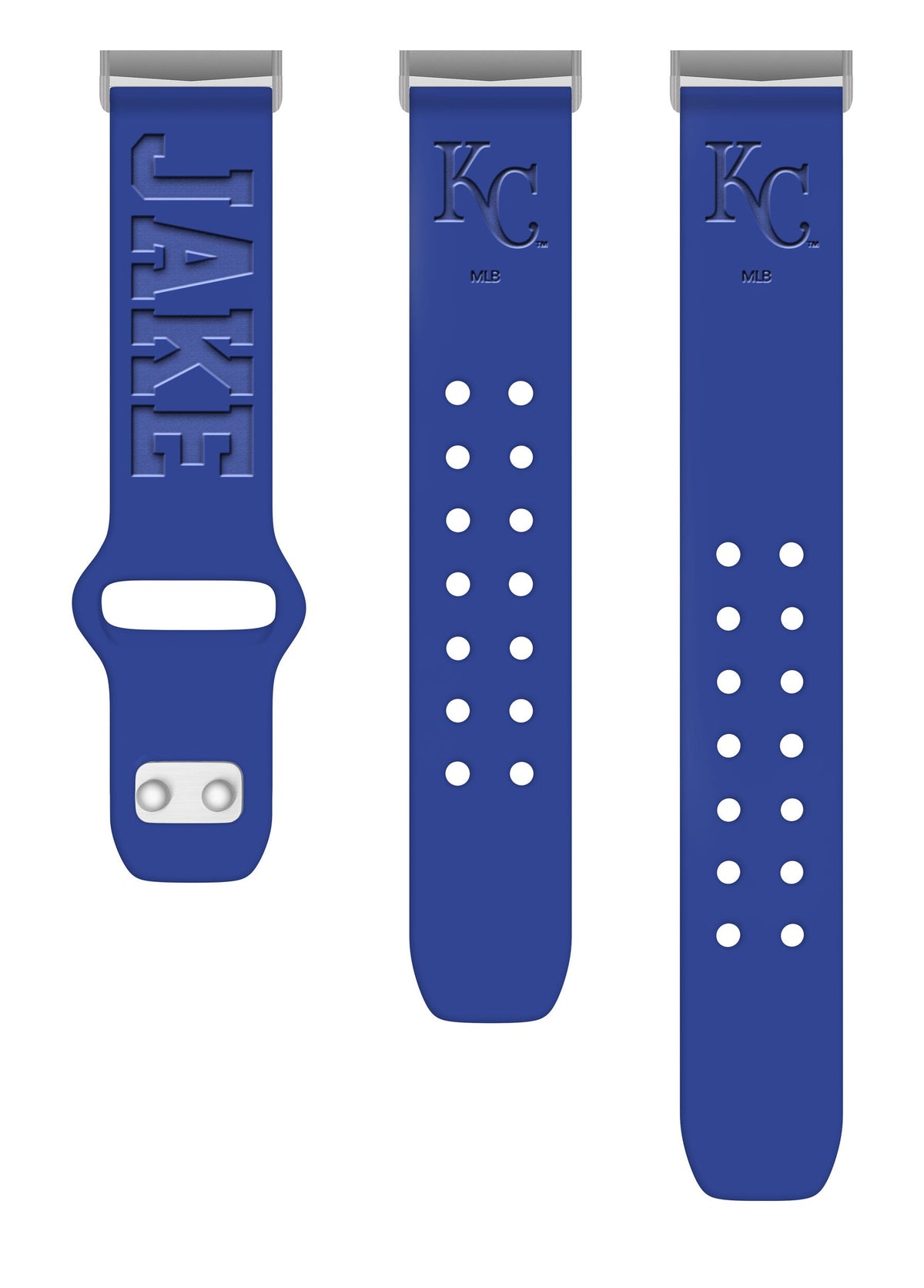 Kansas City Royals Custom Engraved Fitbit Versa 3 and Sense Watch Band