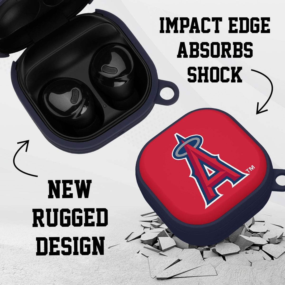Los Angeles Angels HDX Samsung Galaxy Buds Pro Case Cover