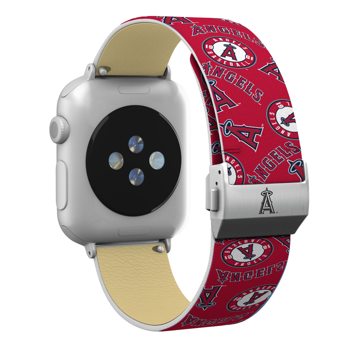 Game Time Los Angeles Angels Signature Series Apple Watch Band With Engraved Buckle