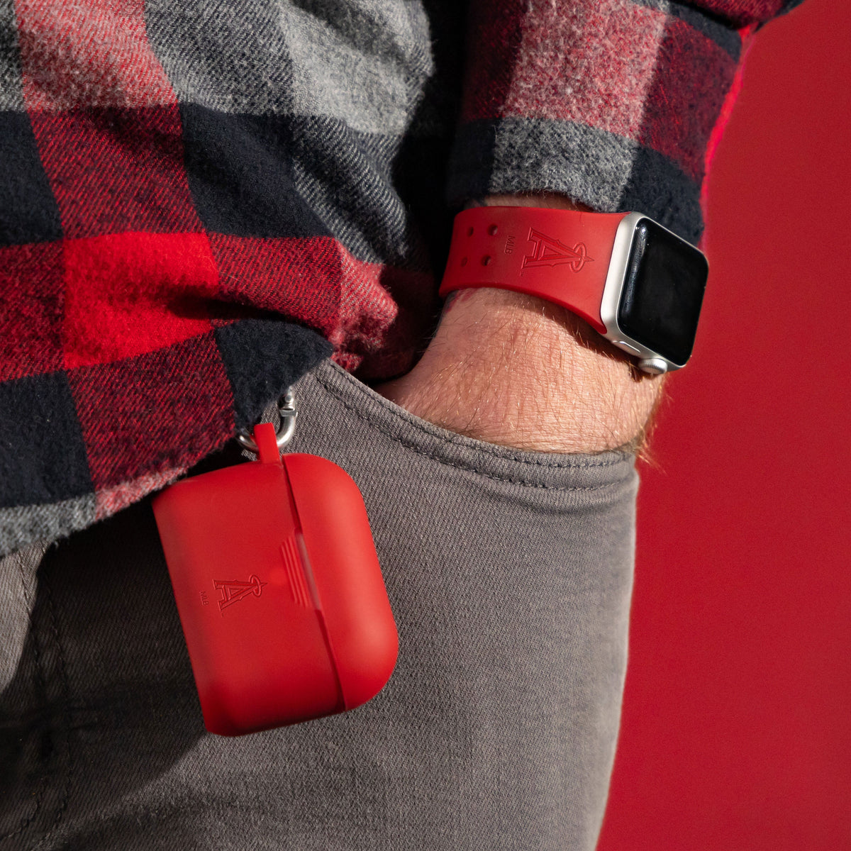 Game Time Los Angeles Angels Engraved Apple Combo Pro Package