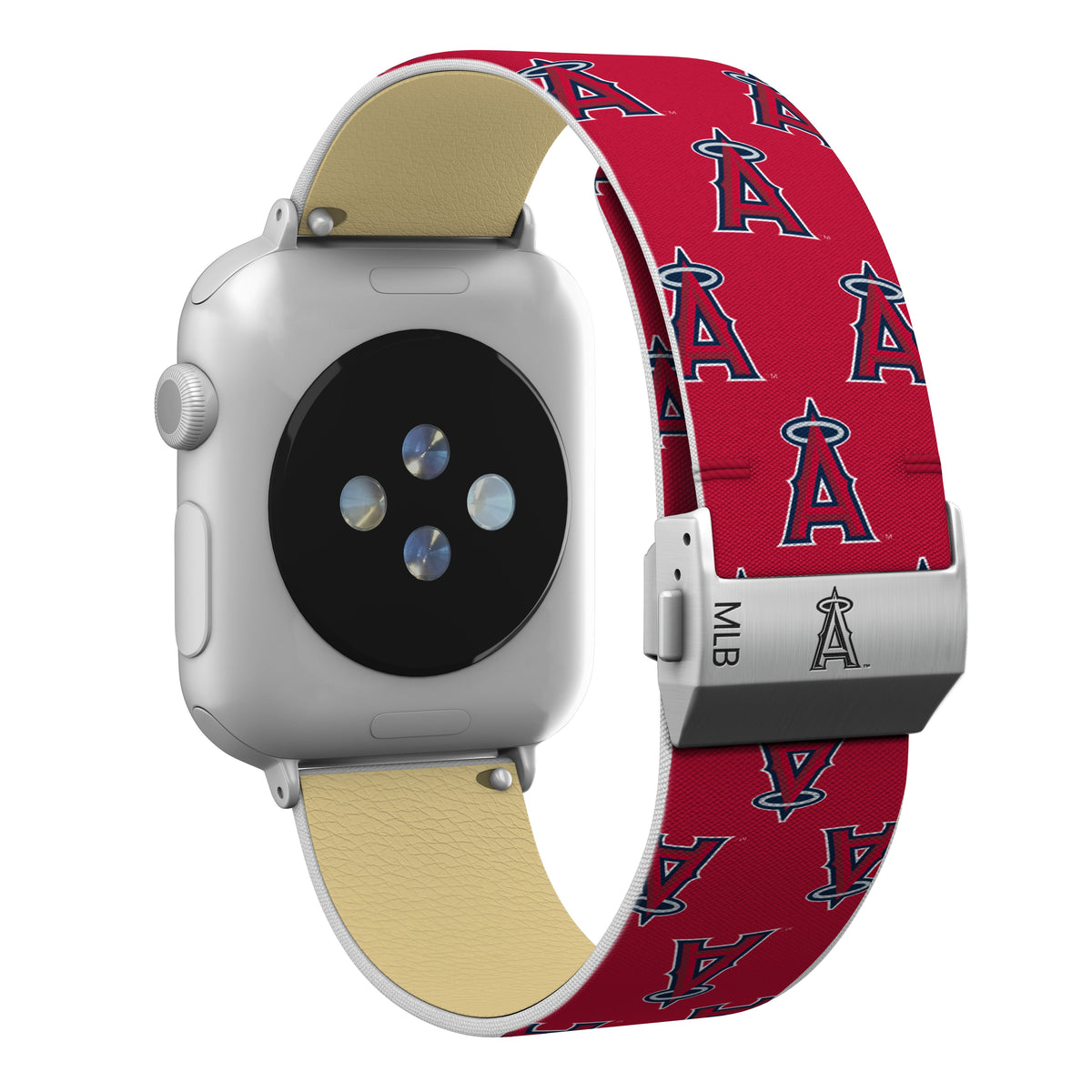 Game Time Los Angeles Angels Signature Series Apple Watch Band With Engraved Buckle