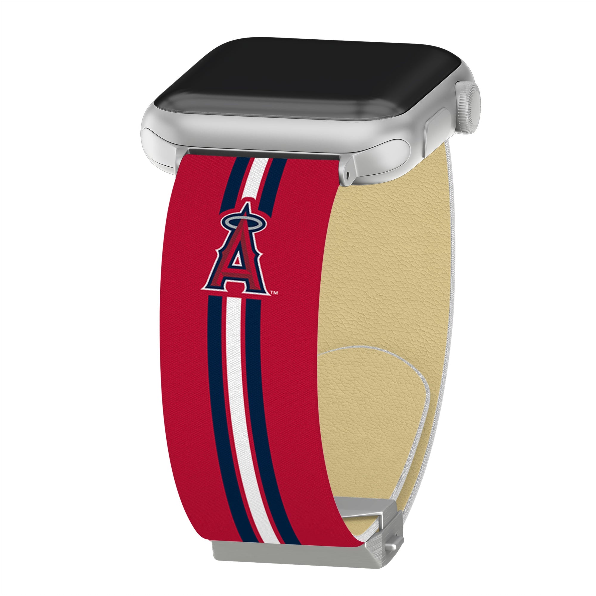 Game Time Los Angeles Angels Signature Series Apple Watch Band With Engraved Buckle