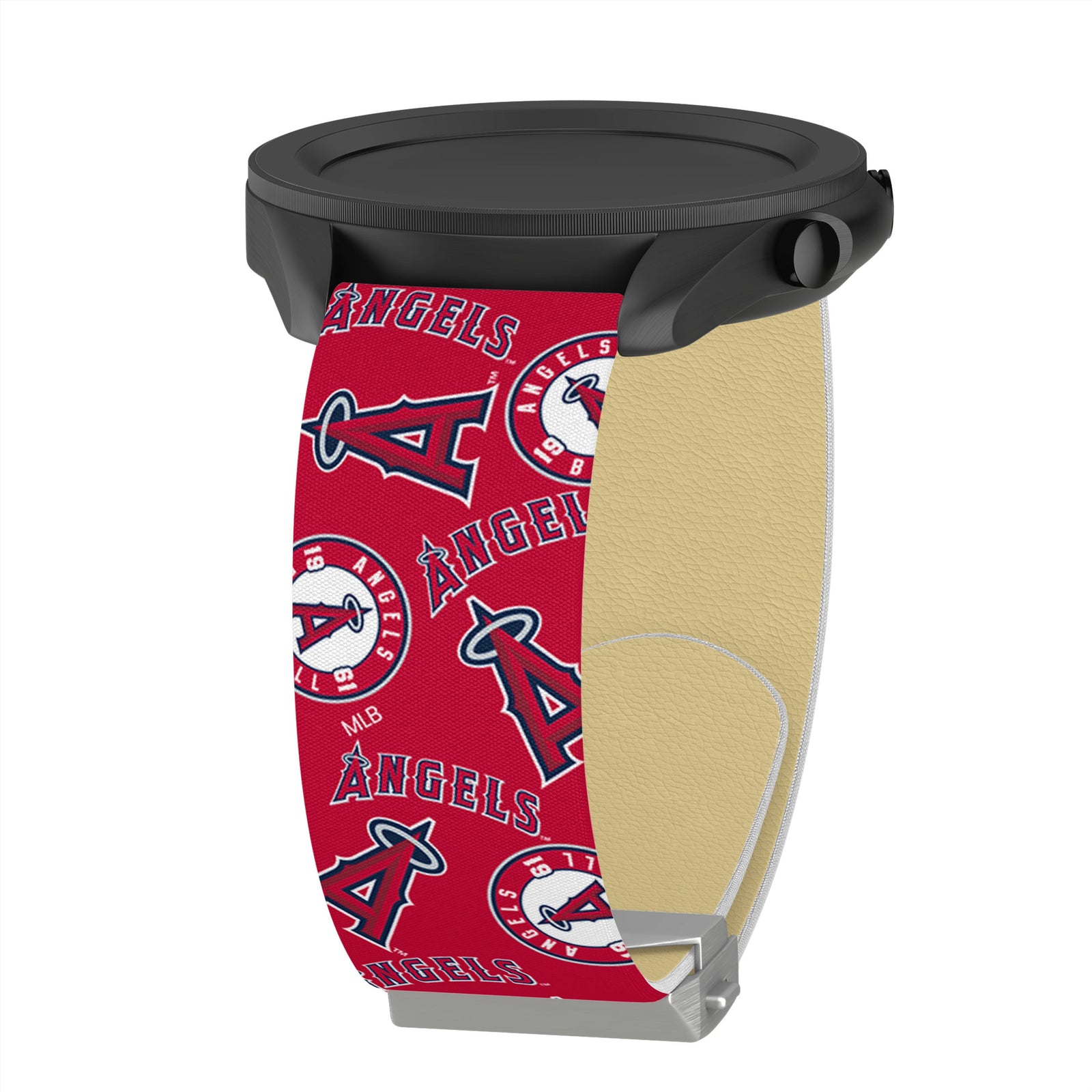Game Time Los Angeles Angels Signature Series Quick Change Watch Band With Engraved Buckle