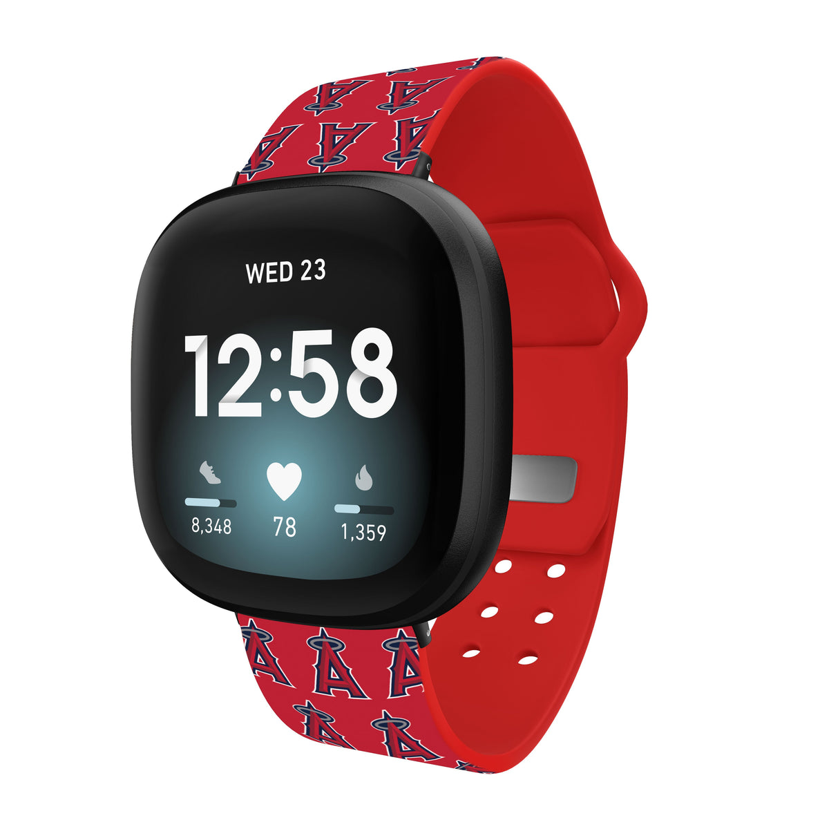 Los Angeles Angels HD Fitbit Versa 3 and Sense Watch Band