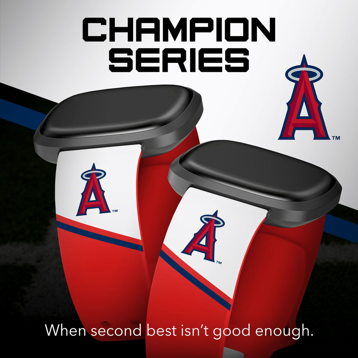 Los Angeles Angels HD Champion Series Fitbit Versa 3 &amp; Sense Watch Band