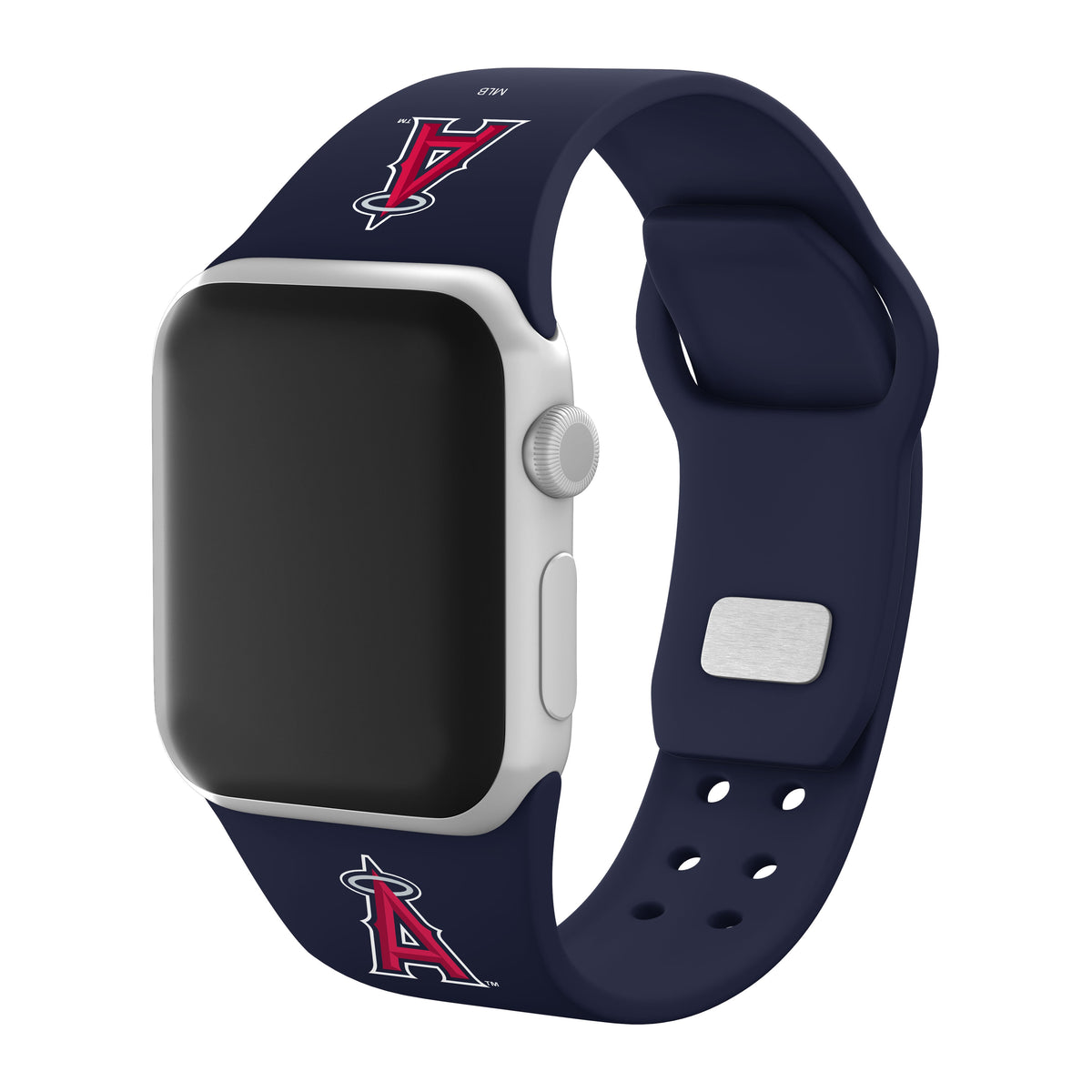 Los Angeles Angels Silicone Apple Watch Band - Game Time