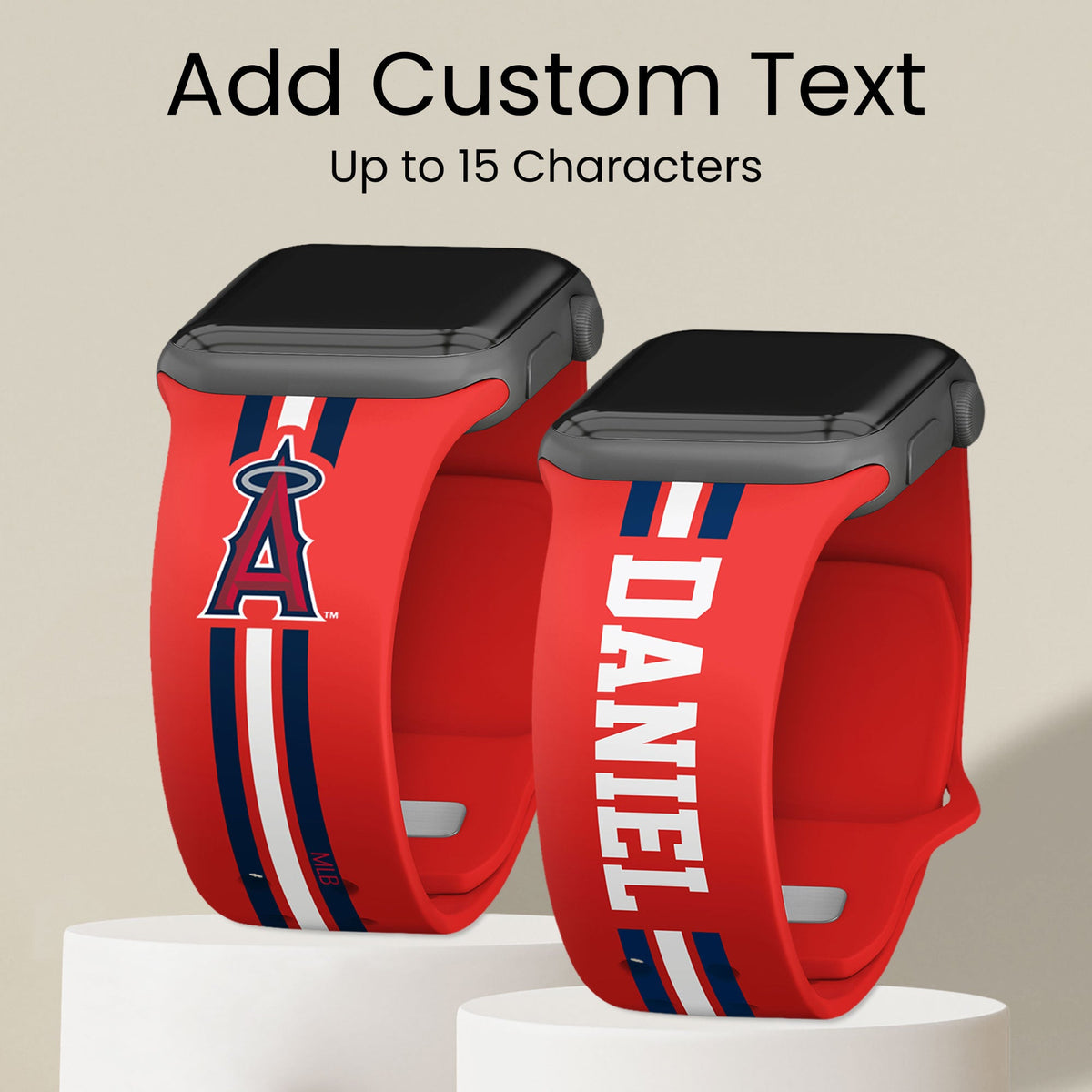 Los Angeles Angels Custom Name HD Apple Watch Band
