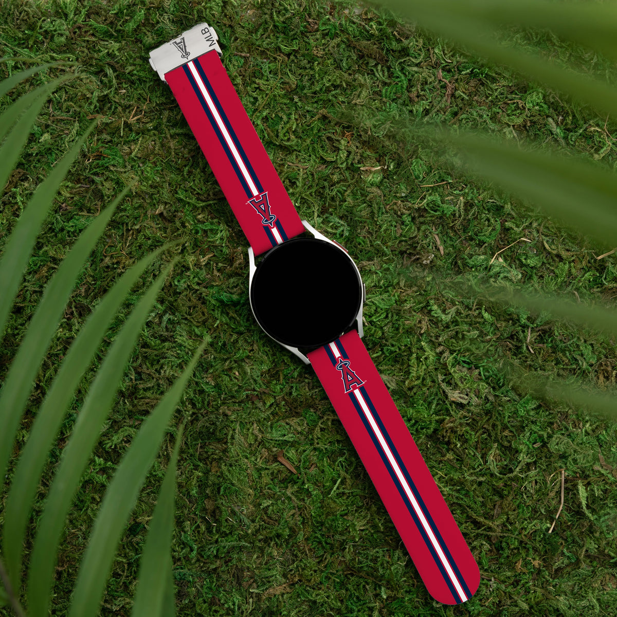 Game Time Los Angeles Angels Signature Series Quick Change Watch Band With Engraved Buckle