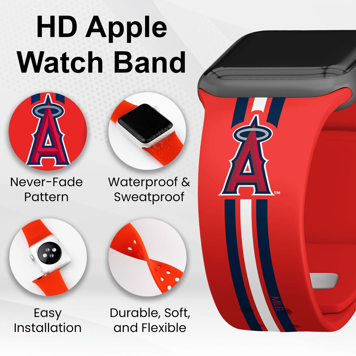 Los Angeles Angels HD Apple Watch Band